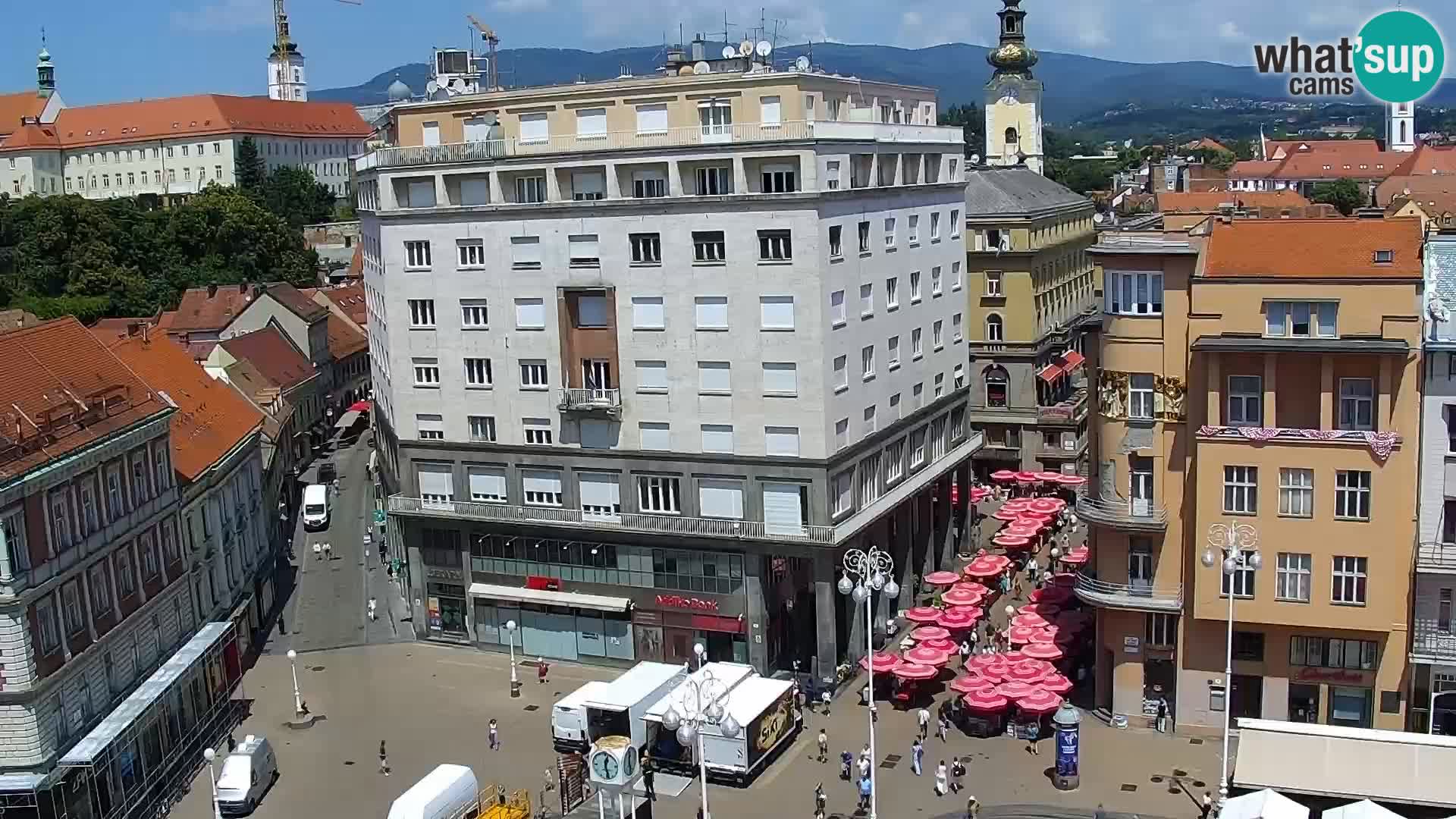 LIVE Webcam Zagreb Hotel Dubrovnik | Ban Jelačić square