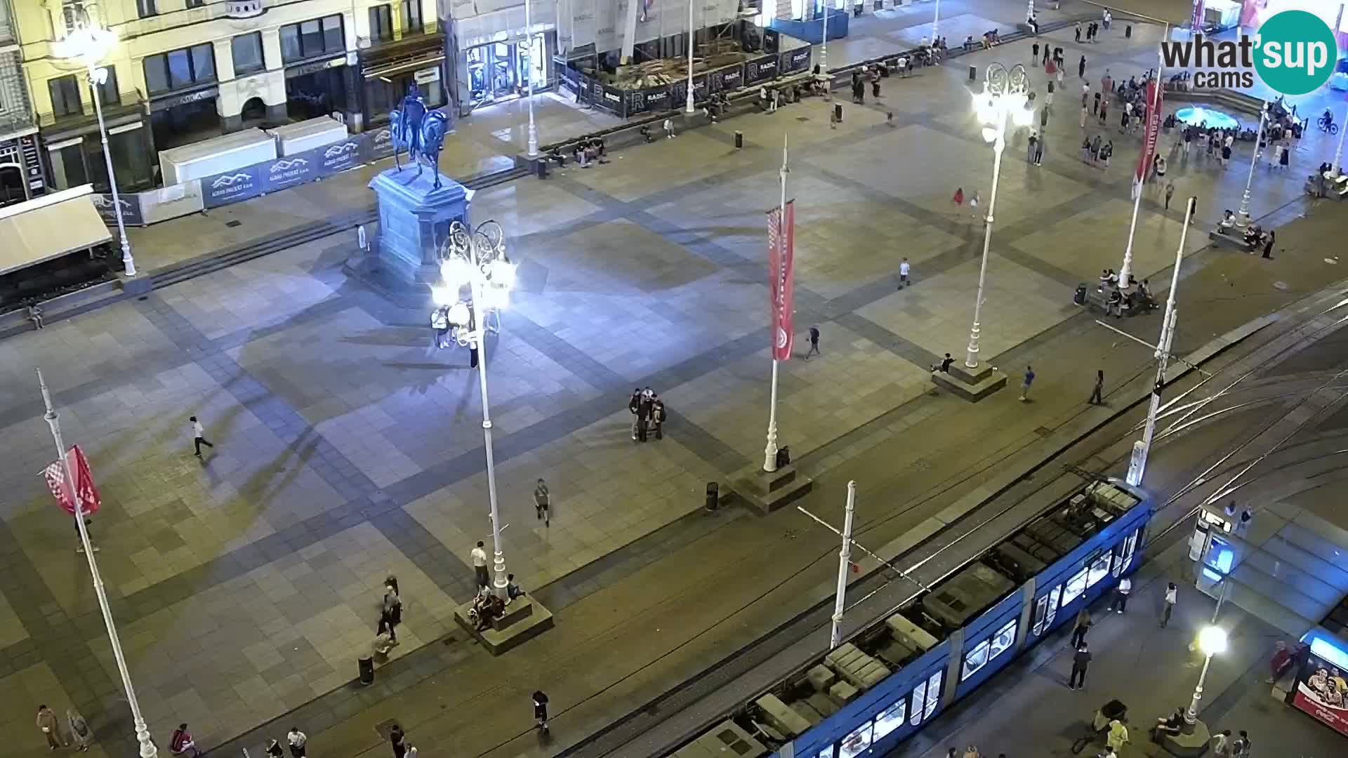LIVE Webcam Zagreb Hotel Dubrovnik | Ban Jelačić square