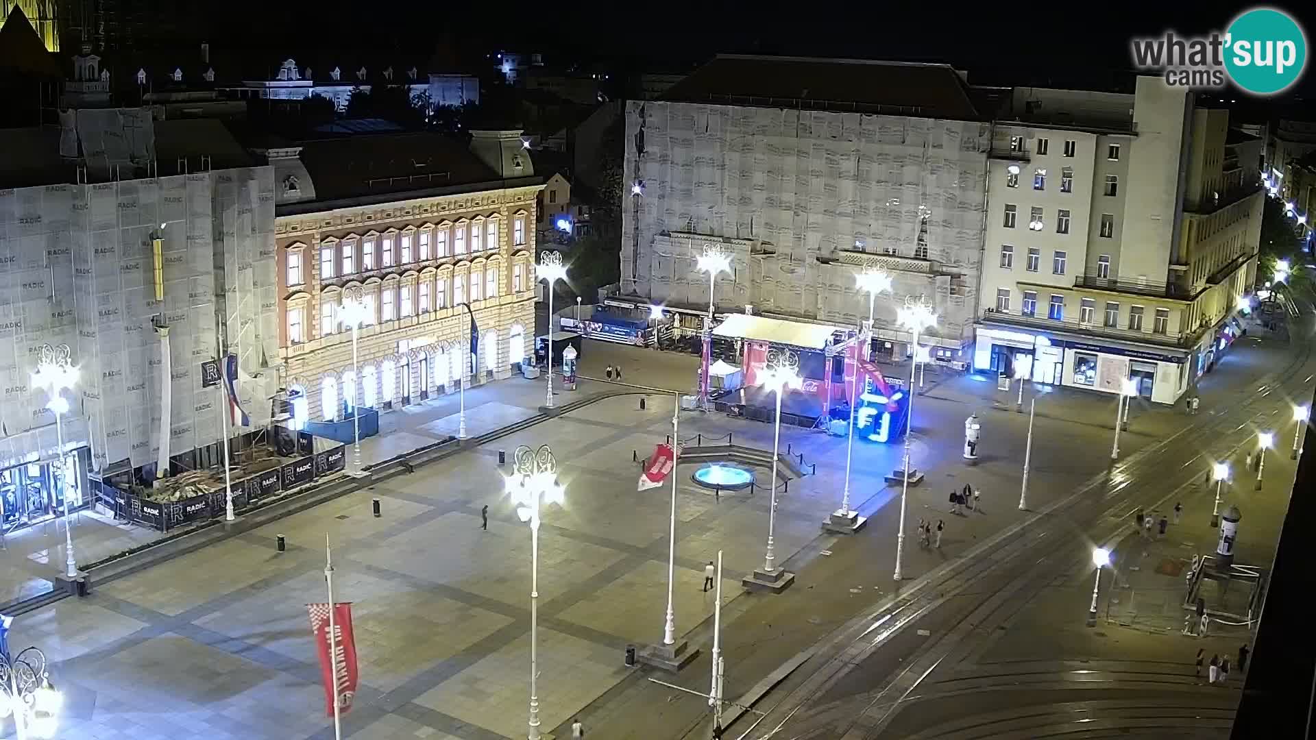LIVE Webcam Zagreb Hotel Dubrovnik | Ban Jelačić square