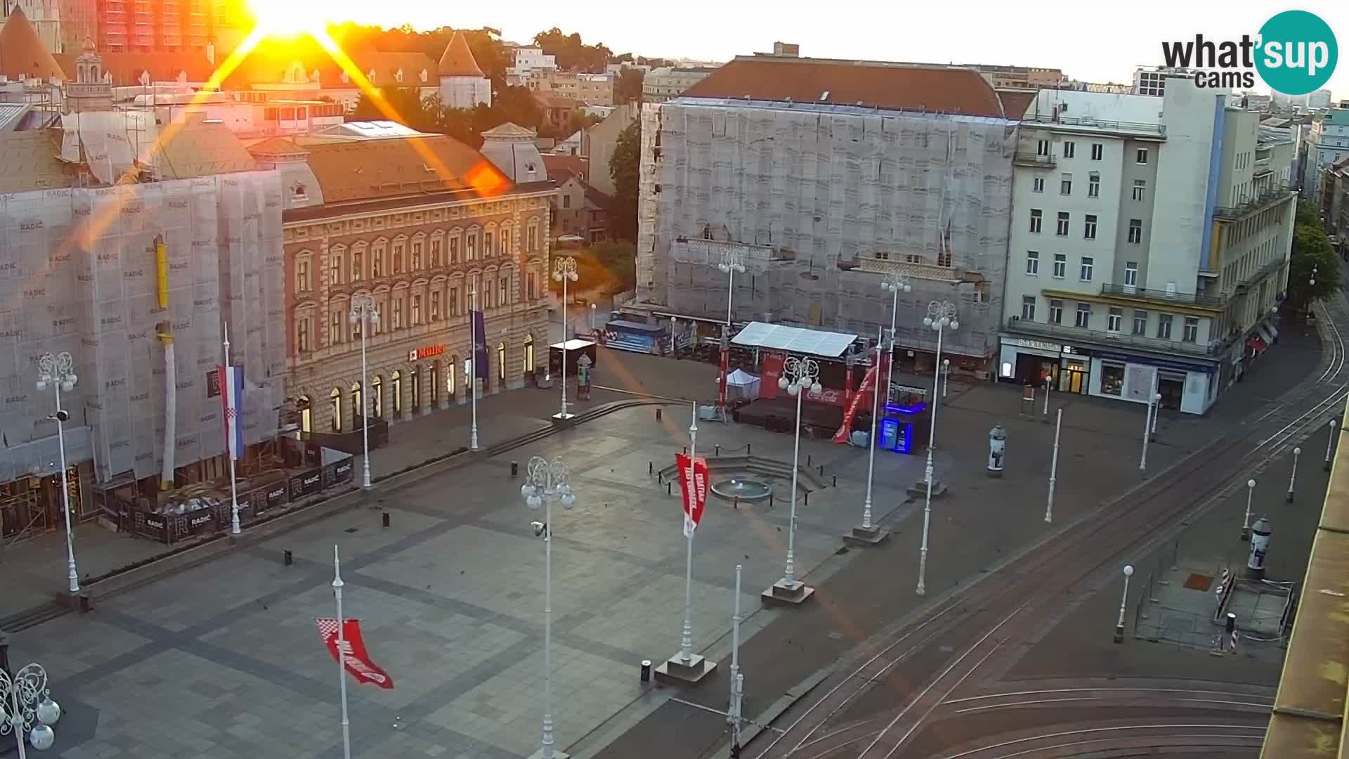 Ban Jelačić live cam Zagreb – Hotel Dubrovnik