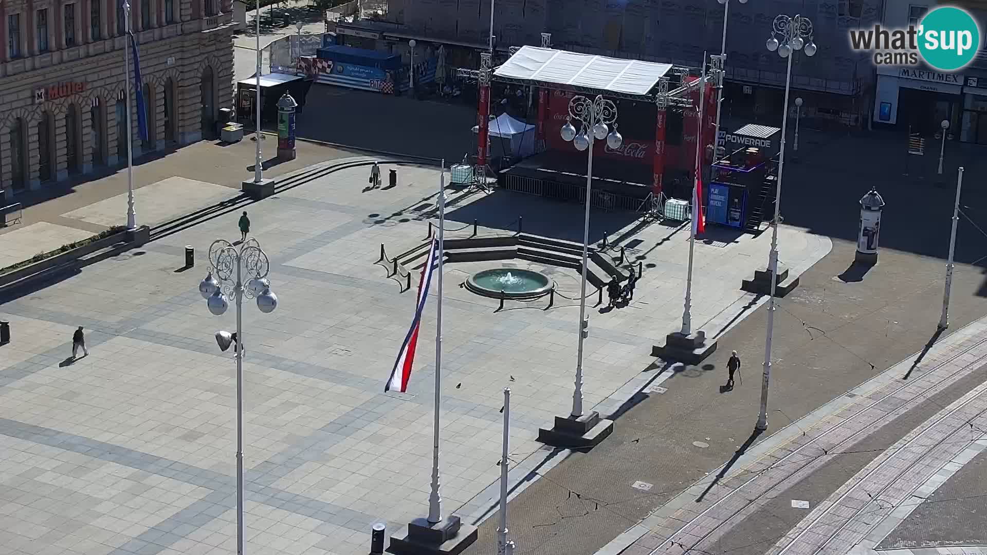 LIVE Webcam Zagreb Hotel Dubrovnik | Ban Jelačić square