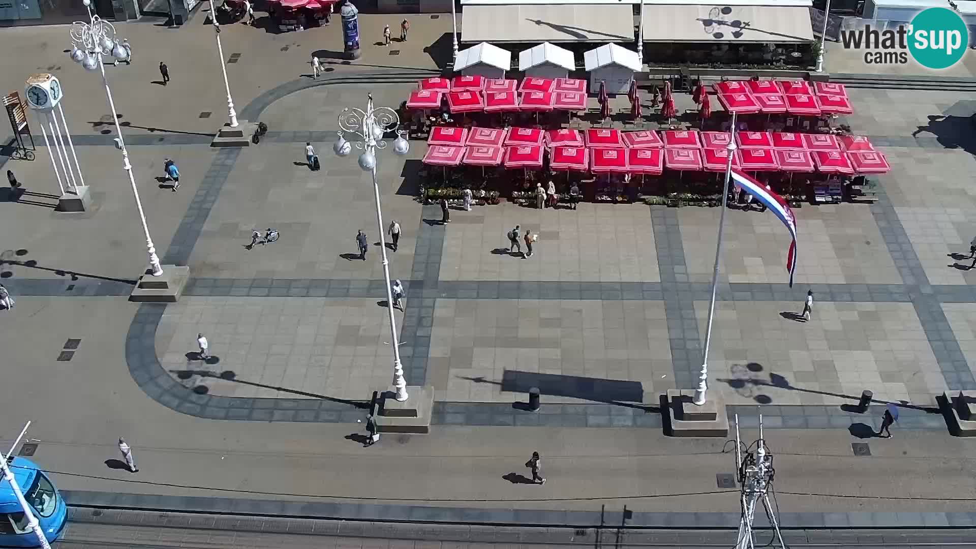 LIVE Webcam Zagreb Hotel Dubrovnik | Ban Jelačić square