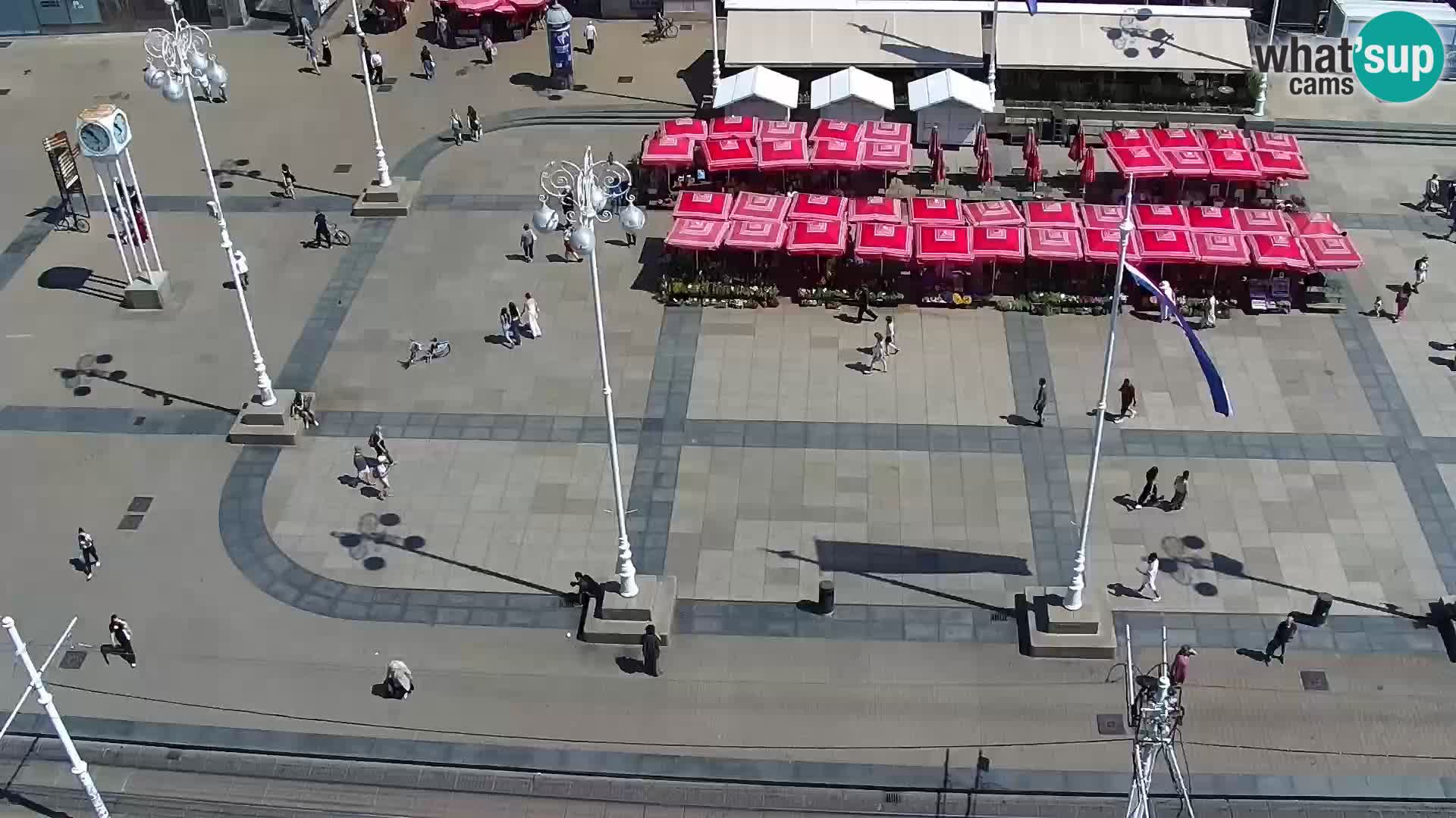 Plaza Ban Jelačić camera en vivo Zagreb – Hotel Dubrovnik