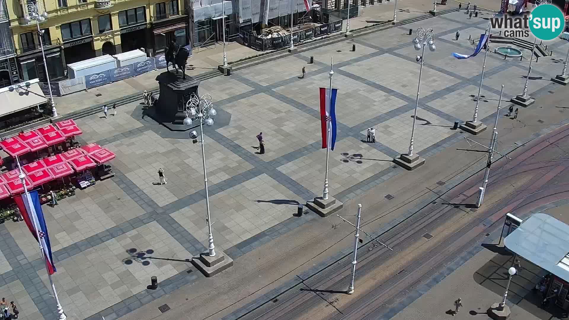 LIVE Webcam Zagreb Hotel Dubrovnik | Ban Jelačić square