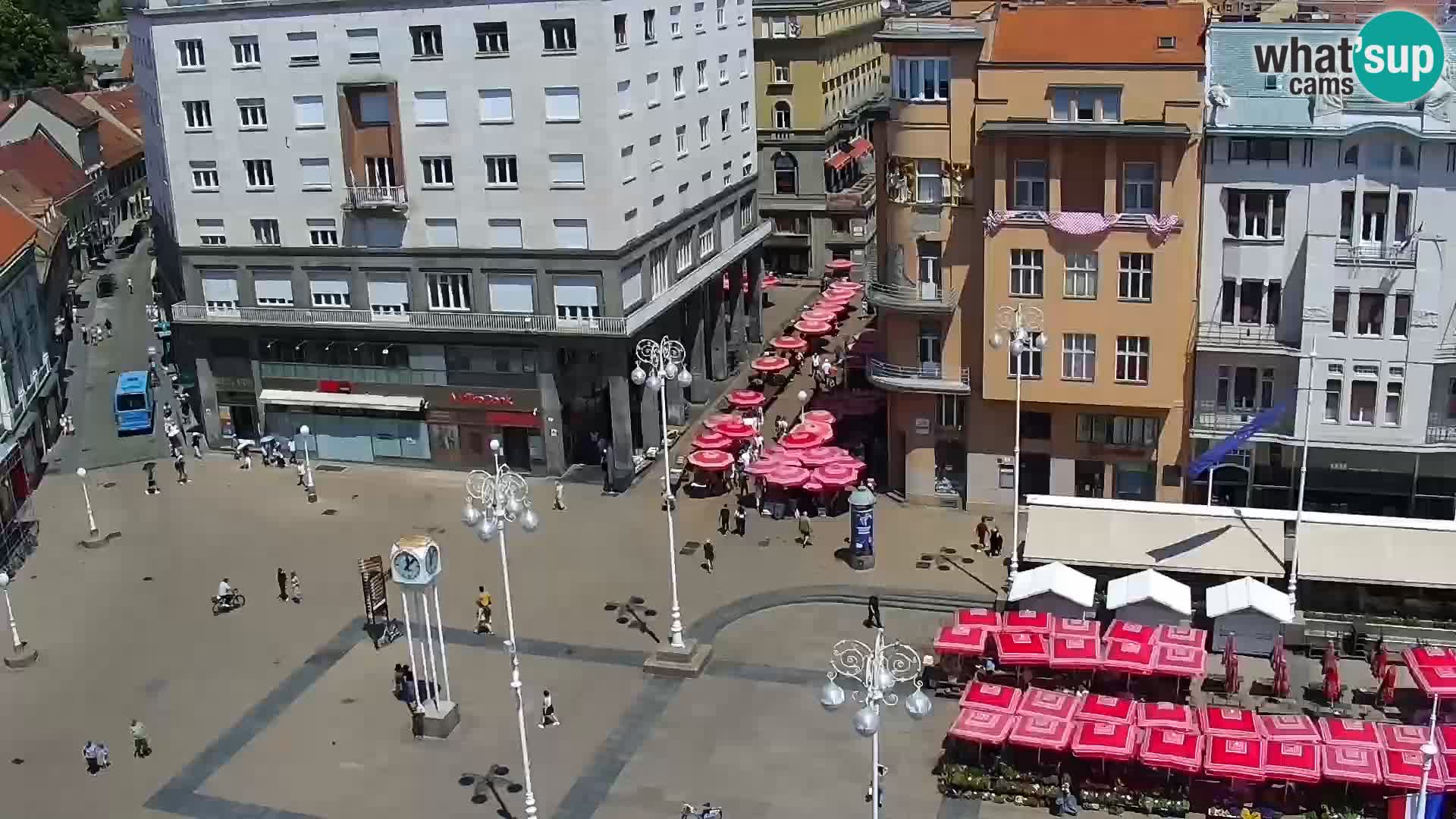 LIVE Webcam Zagreb Hotel Dubrovnik | Ban Jelačić square