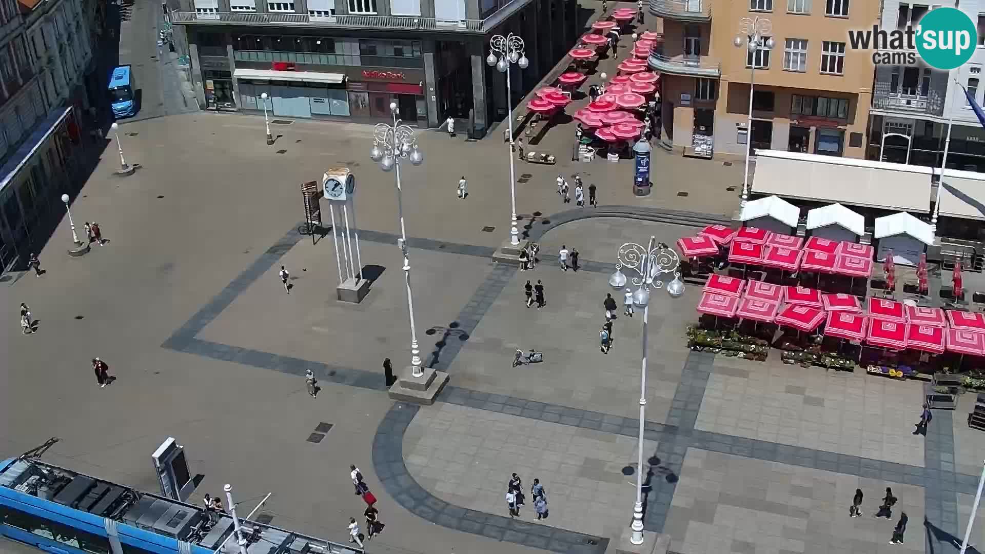 LIVE Webcam Zagreb Hotel Dubrovnik | Ban Jelačić square