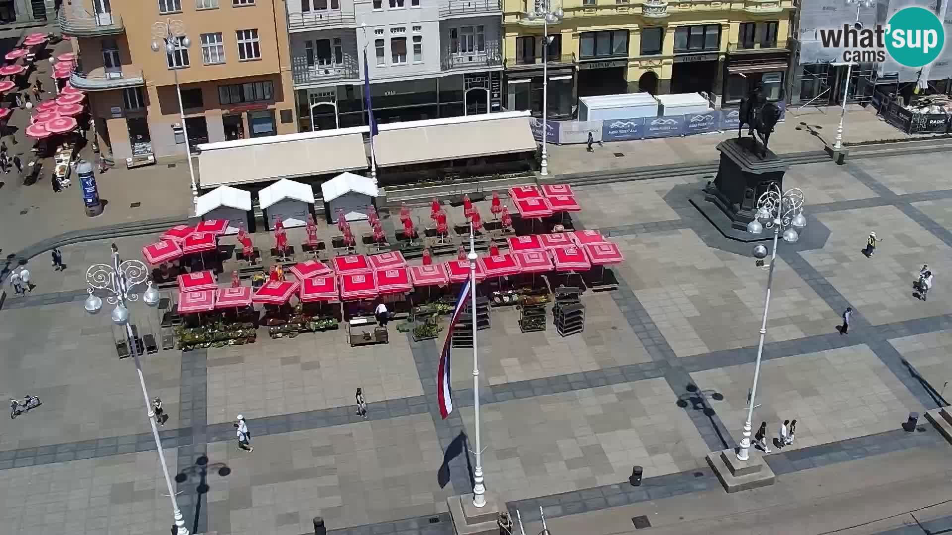 Plaza Ban Jelačić camera en vivo Zagreb – Hotel Dubrovnik