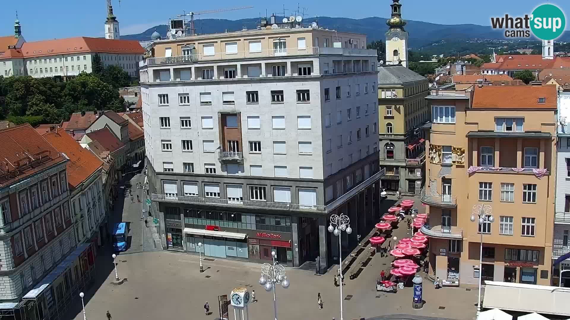 LIVE Webcam Zagreb Hotel Dubrovnik | Ban Jelačić square