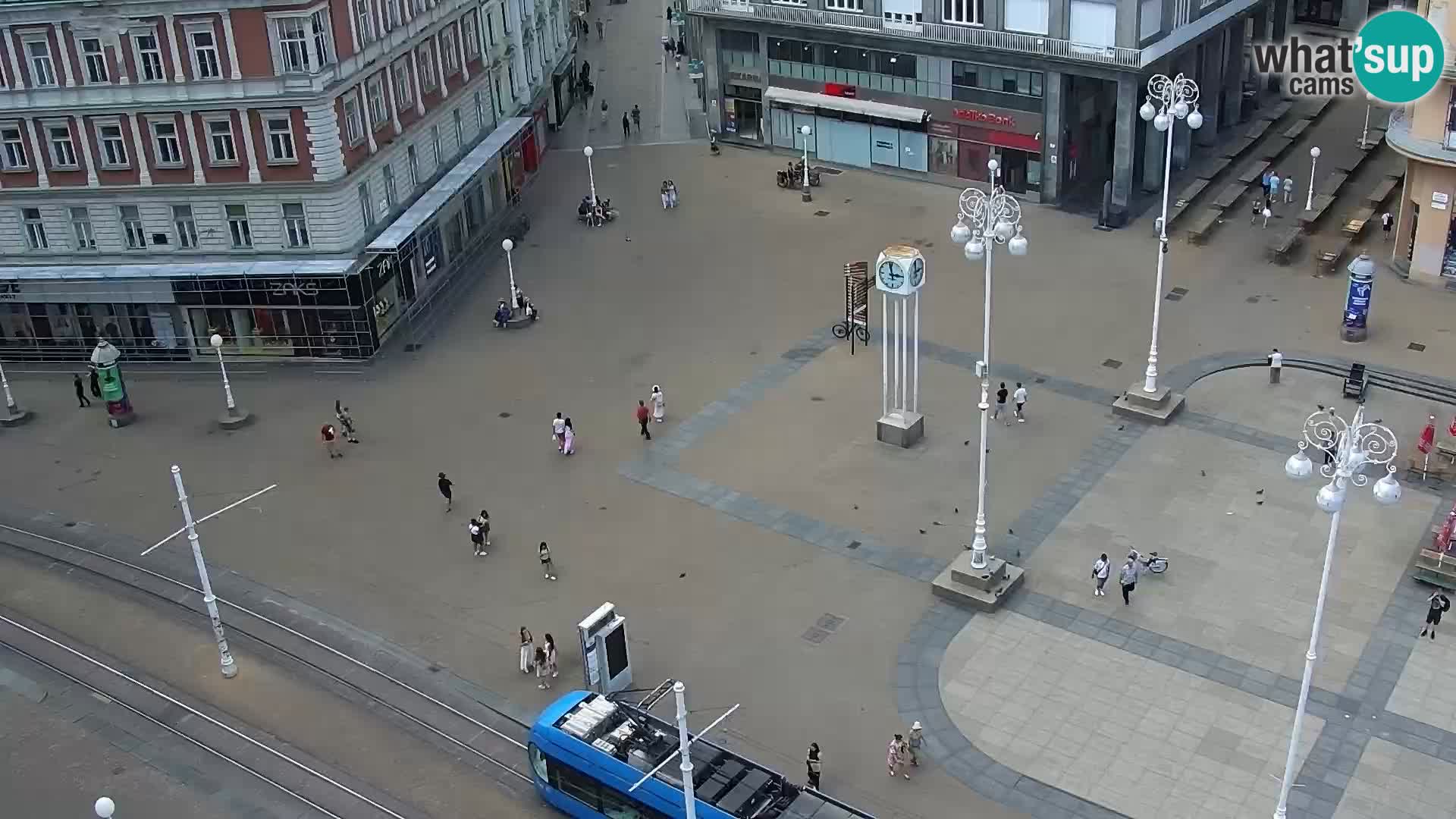 Piazza Ban Jelačić livecam Zagreb – Hotel Dubrovnik