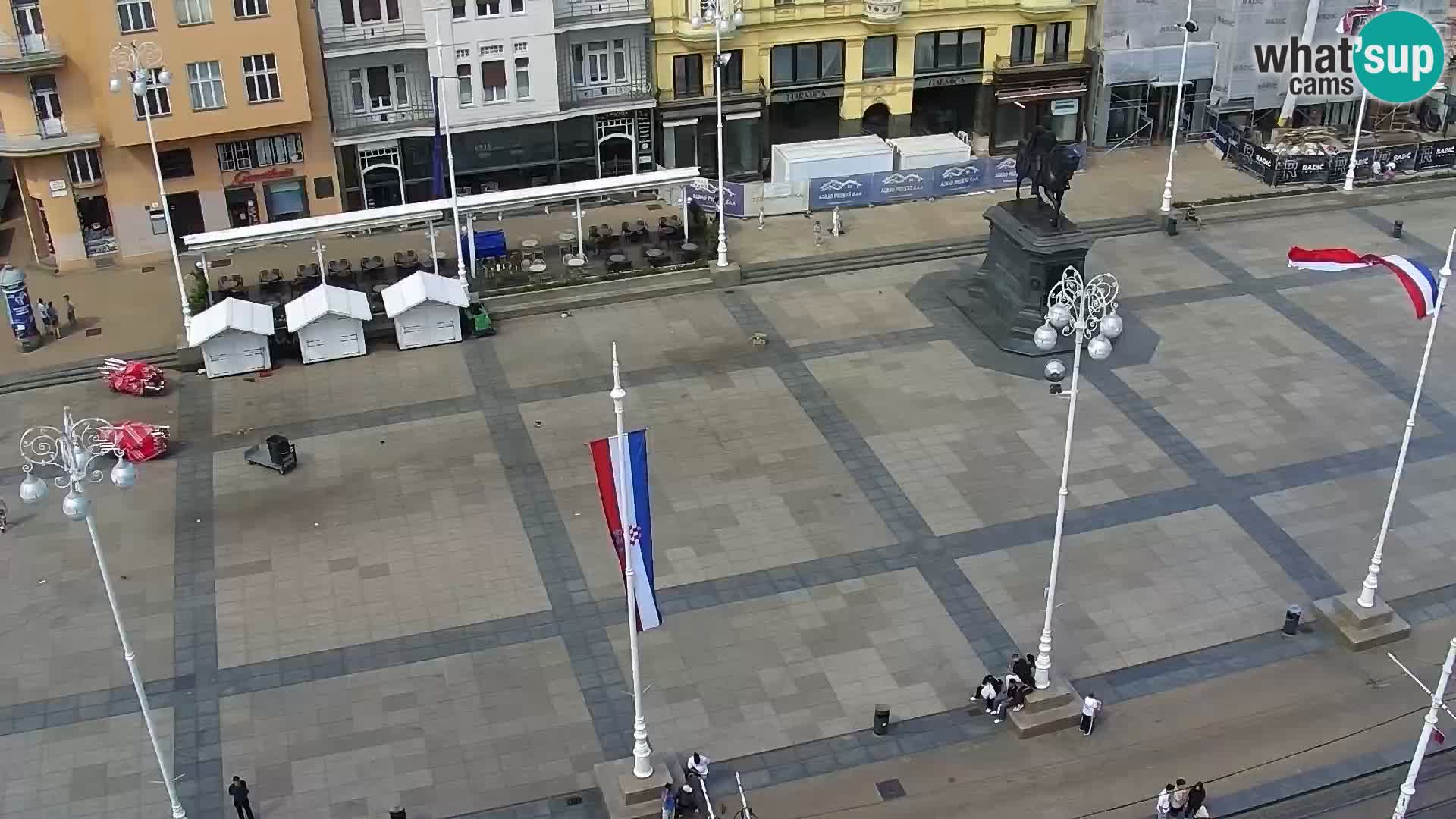 LIVE Webcam Zagreb Hotel Dubrovnik | Ban Jelačić square