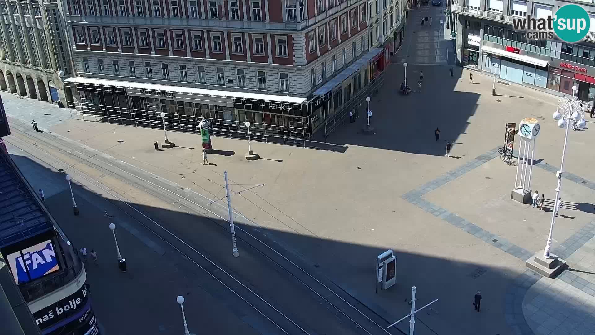 LIVE Webcam Zagreb Hotel Dubrovnik | Ban Jelačić square