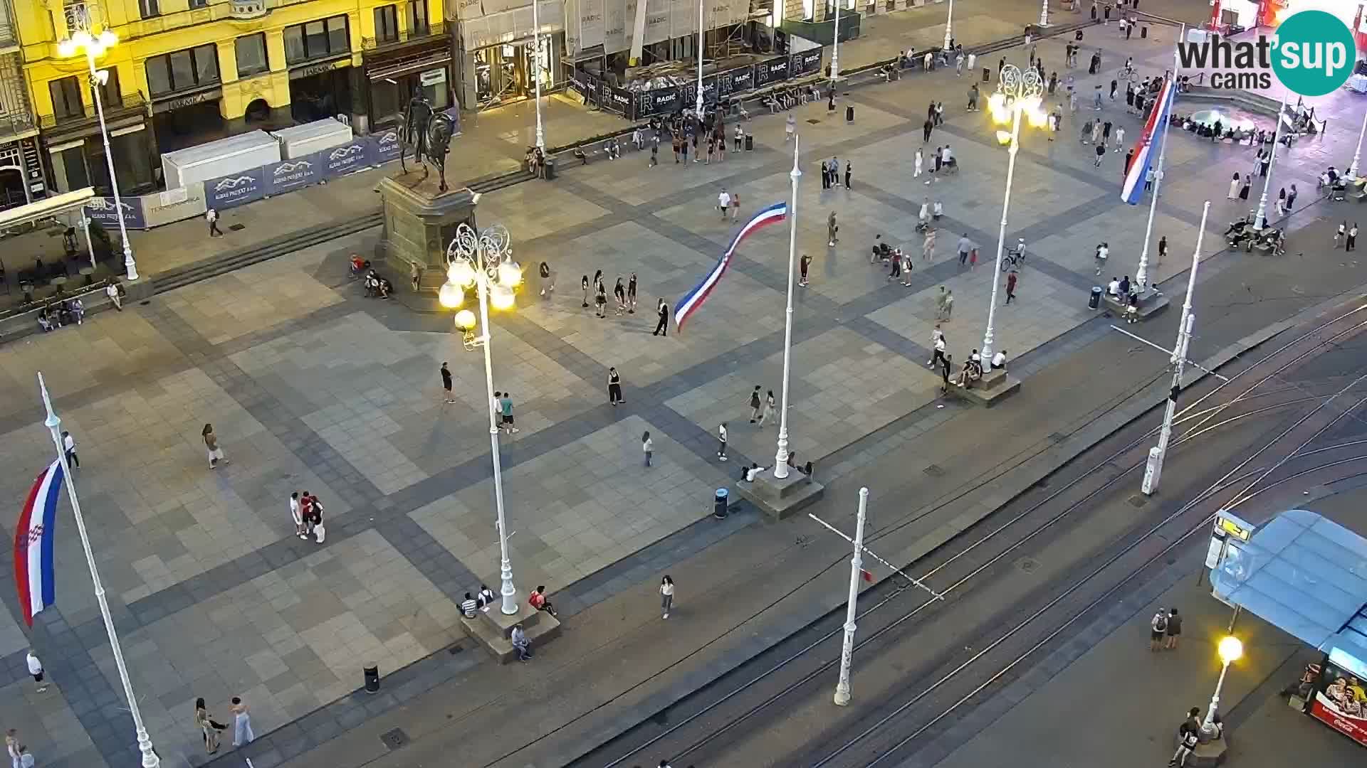 Ban Jelačić Platz Live webcam Zagreb – Hotel Dubrovnik