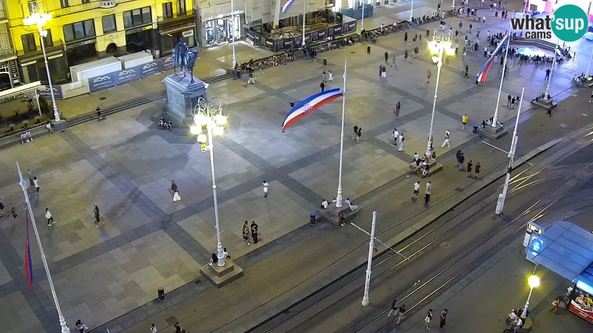 Ban Jelačić Platz  Live webcam Zagreb – Hotel Dubrovnik