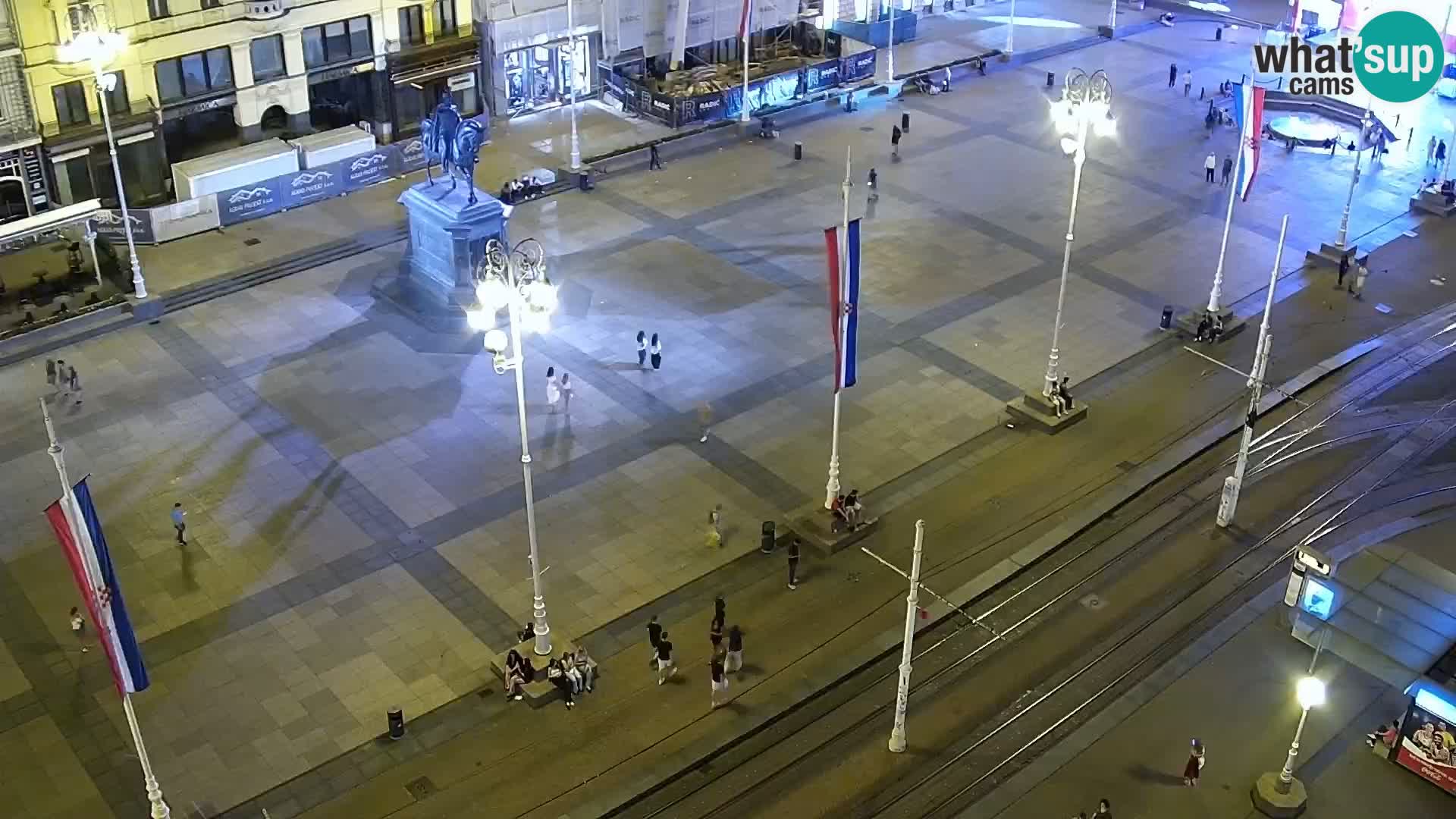 Ban Jelačić Platz  Live webcam Zagreb – Hotel Dubrovnik