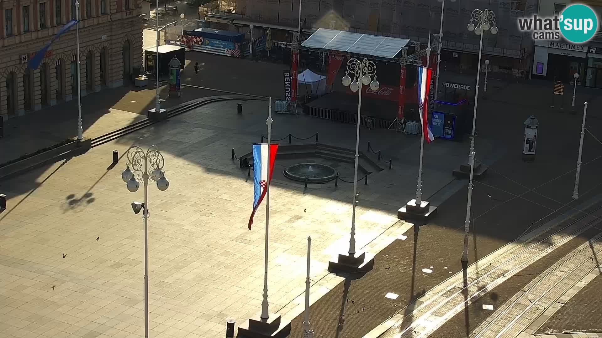LIVE Webcam Zagreb Hotel Dubrovnik | Ban Jelačić square