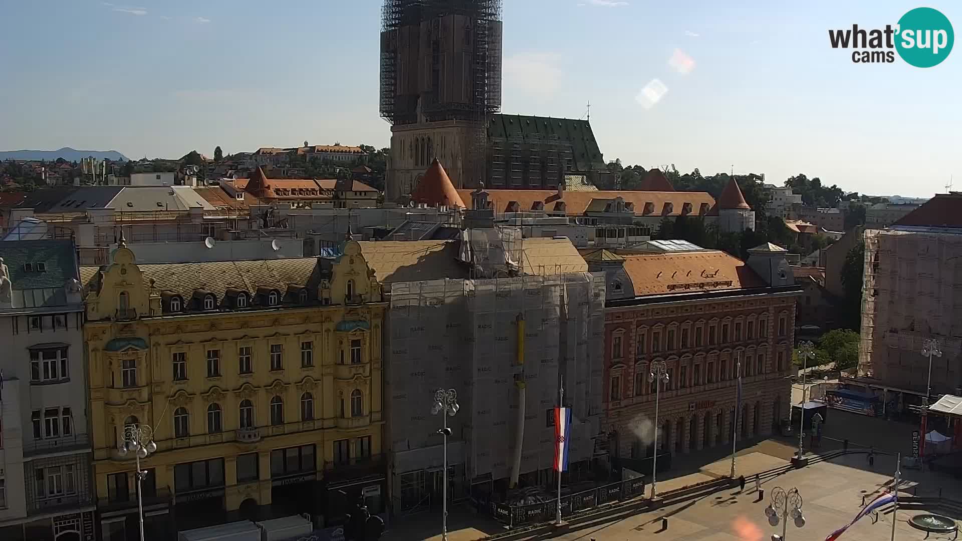 LIVE Webcam Zagreb Hotel Dubrovnik | Ban Jelačić square
