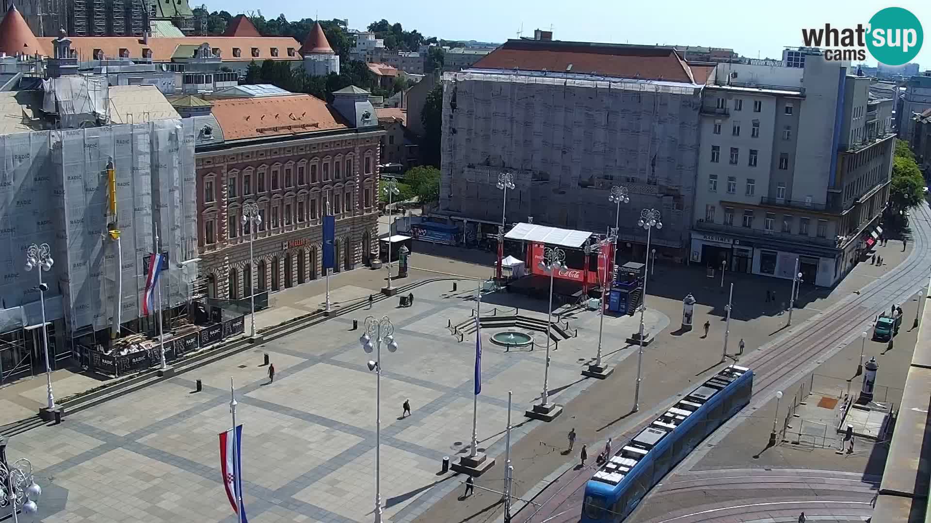 Ban Jelačić live cam Zagreb – Hotel Dubrovnik