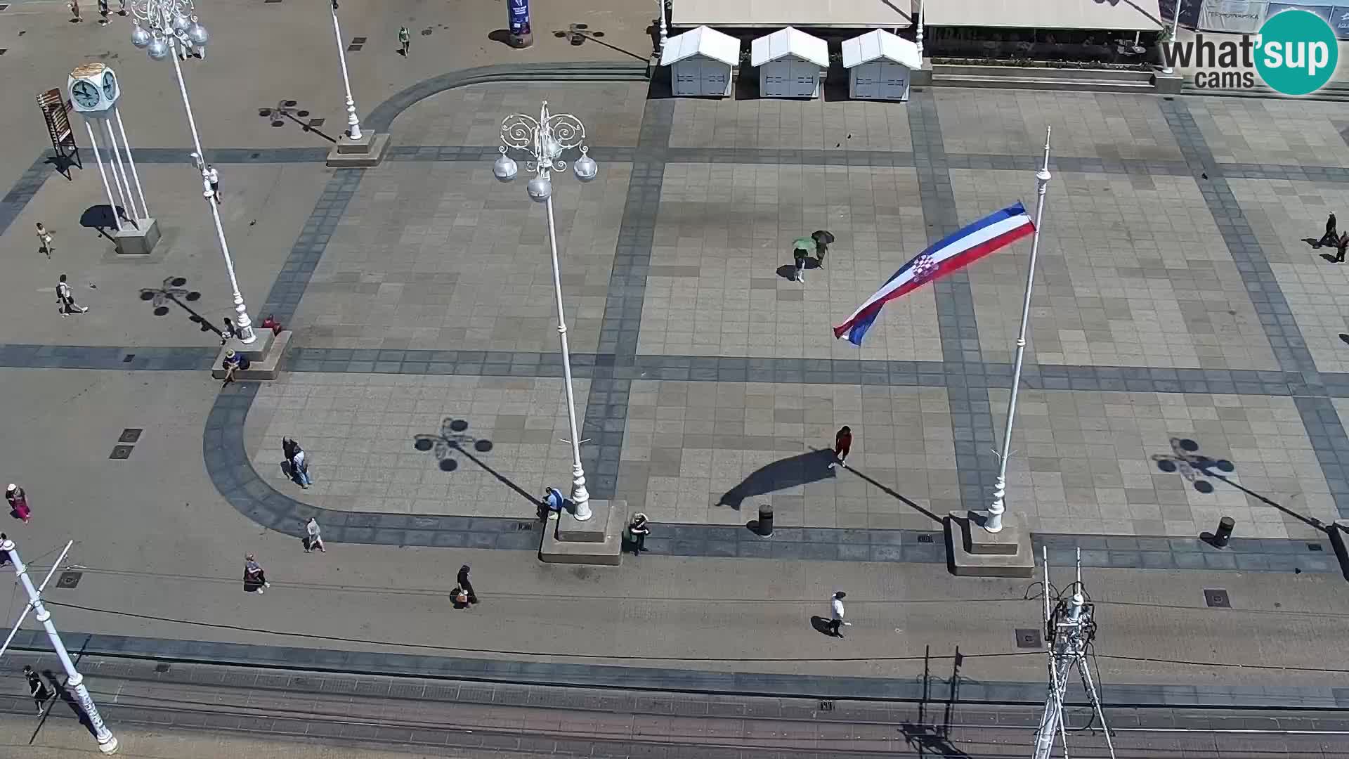 Plaza Ban Jelačić camera en vivo Zagreb – Hotel Dubrovnik