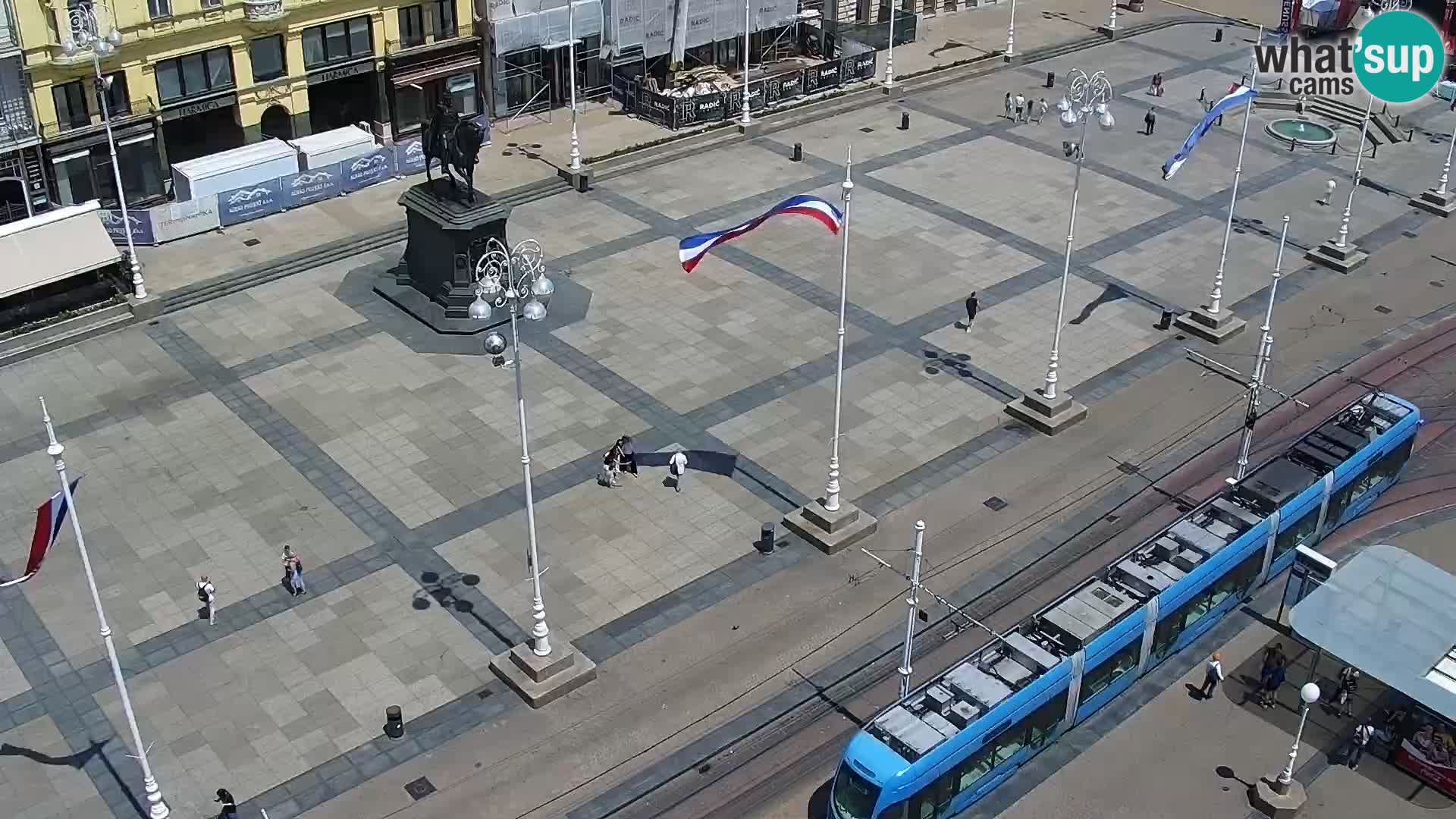Piazza Ban Jelačić livecam Zagreb – Hotel Dubrovnik
