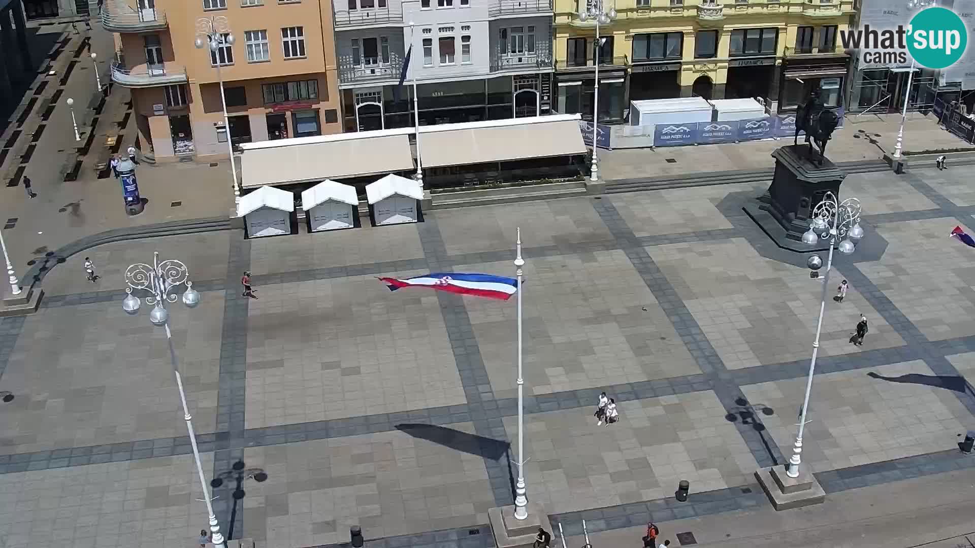 Piazza Ban Jelačić livecam Zagreb – Hotel Dubrovnik
