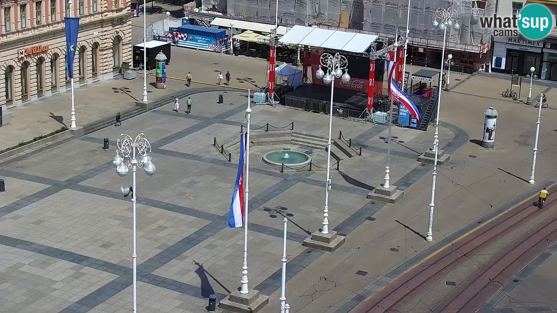 LIVE Webcam Zagreb Hotel Dubrovnik | Ban Jelačić square