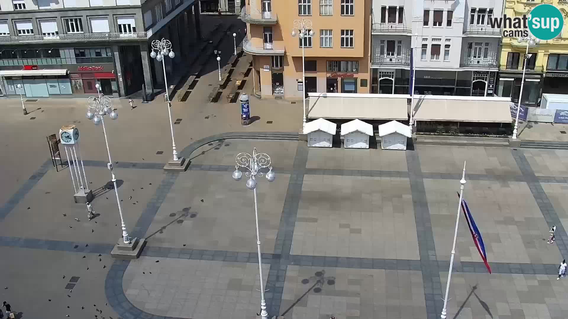 Trg Bana Jelačića web kamera Zagreb – Hotel Dubrovnik
