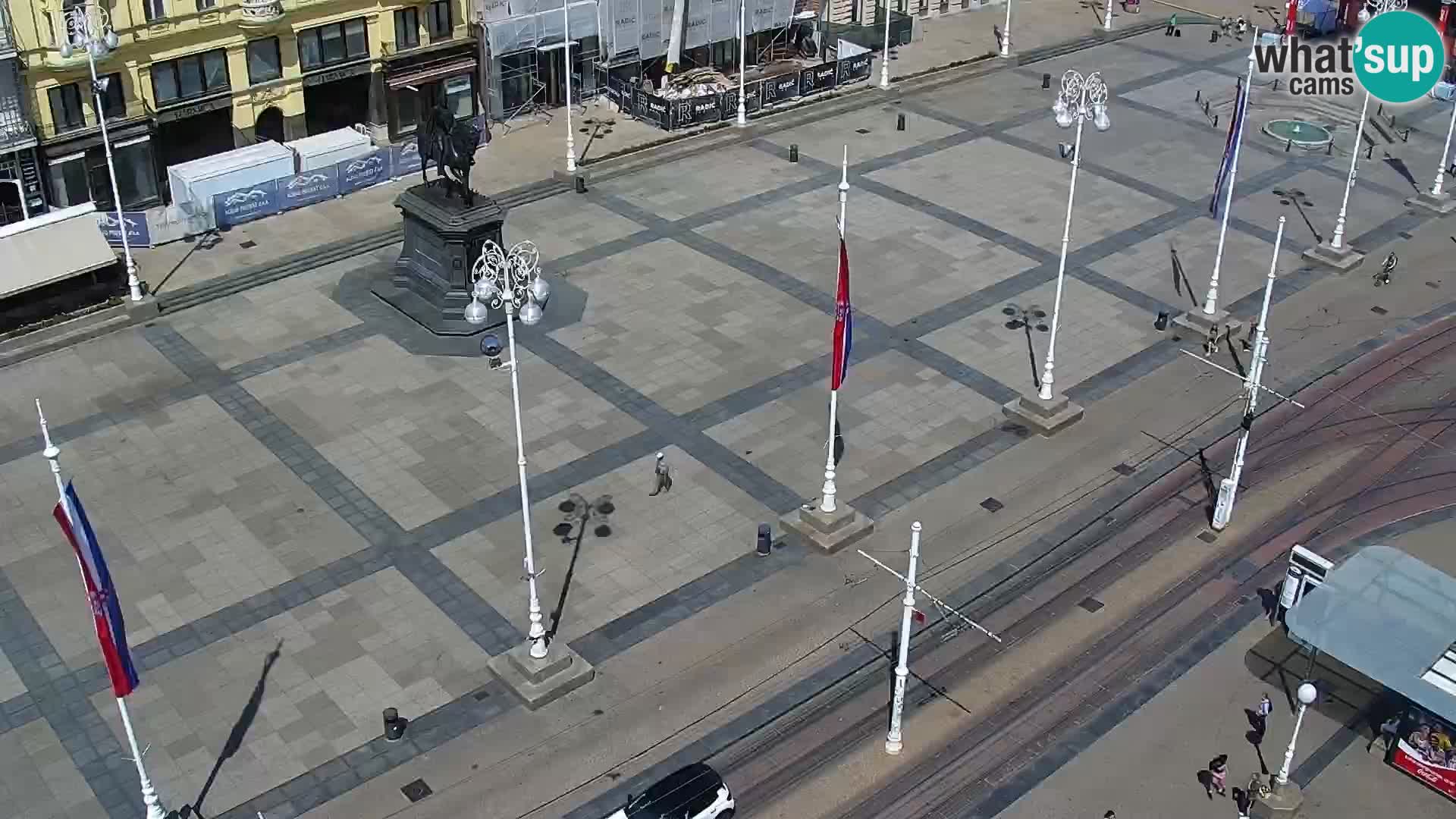 LIVE Webcam Zagreb Hotel Dubrovnik | Ban Jelačić square