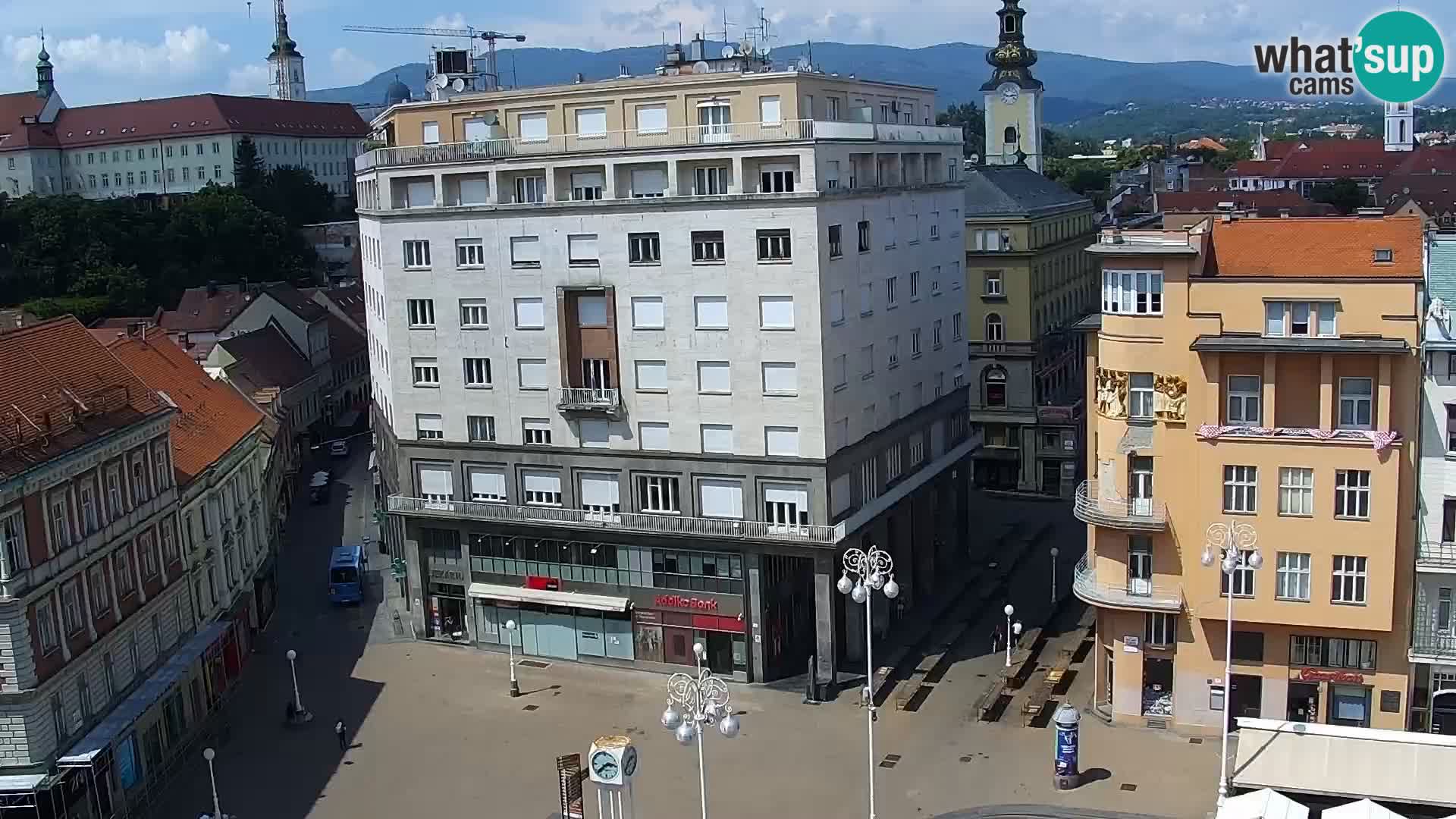 LIVE Webcam Zagreb Hotel Dubrovnik | Ban Jelačić square