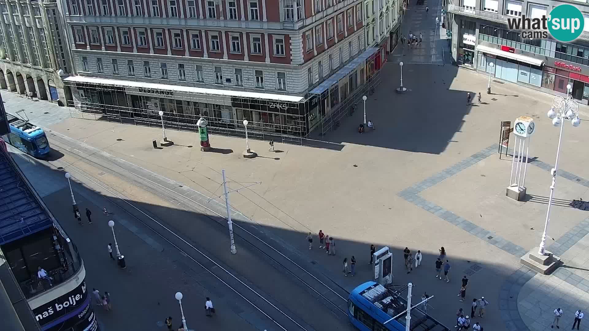 LIVE Webcam Zagreb Hotel Dubrovnik | Ban Jelačić square