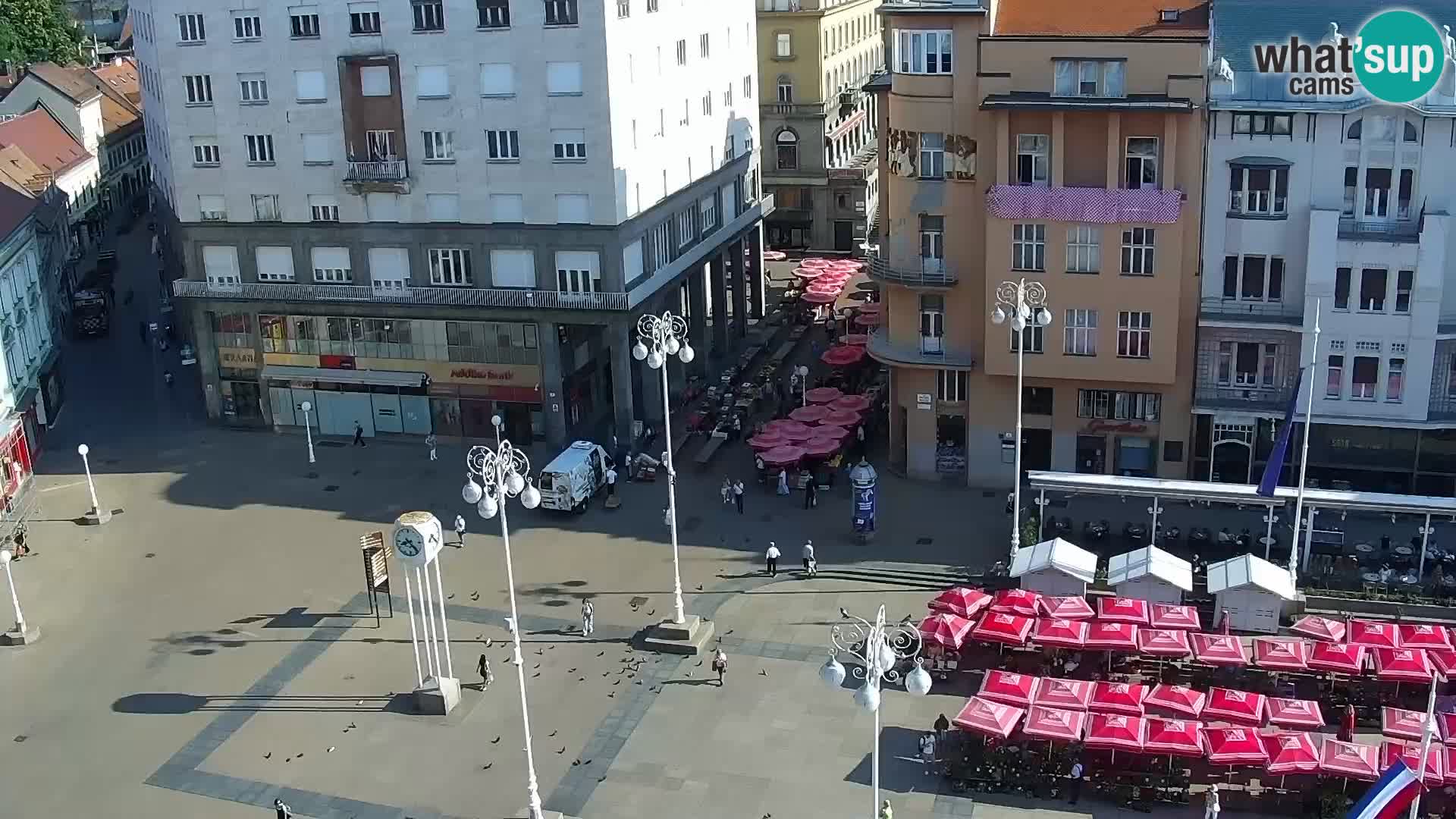 Piazza Ban Jelačić livecam Zagreb – Hotel Dubrovnik