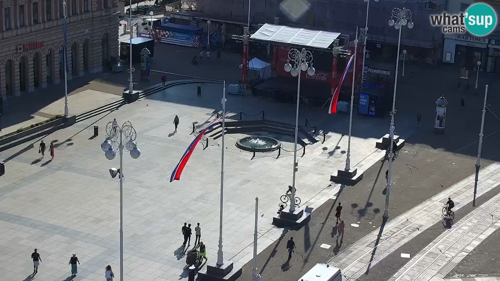 Ban Jelačić Platz  Live webcam Zagreb – Hotel Dubrovnik
