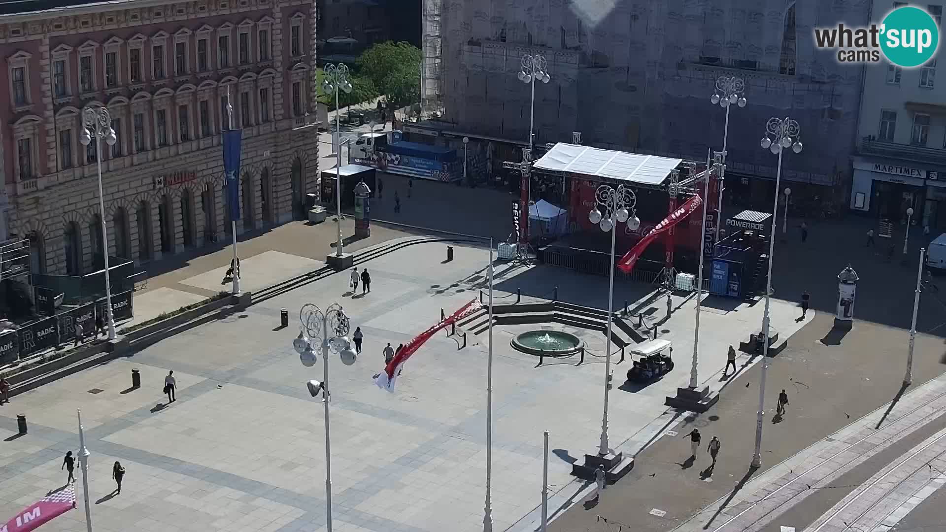 LIVE Webcam Zagreb Hotel Dubrovnik | Ban Jelačić square