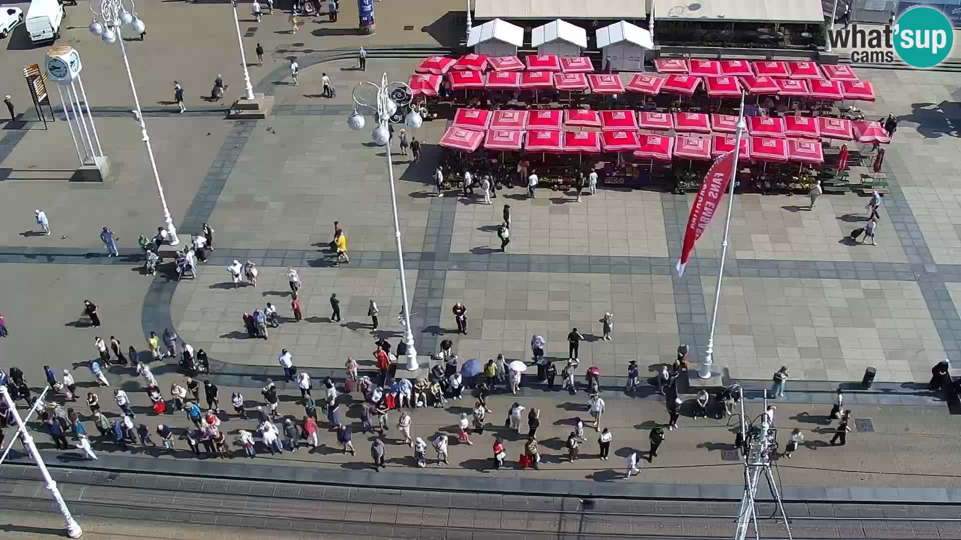 Piazza Ban Jelačić livecam Zagreb – Hotel Dubrovnik