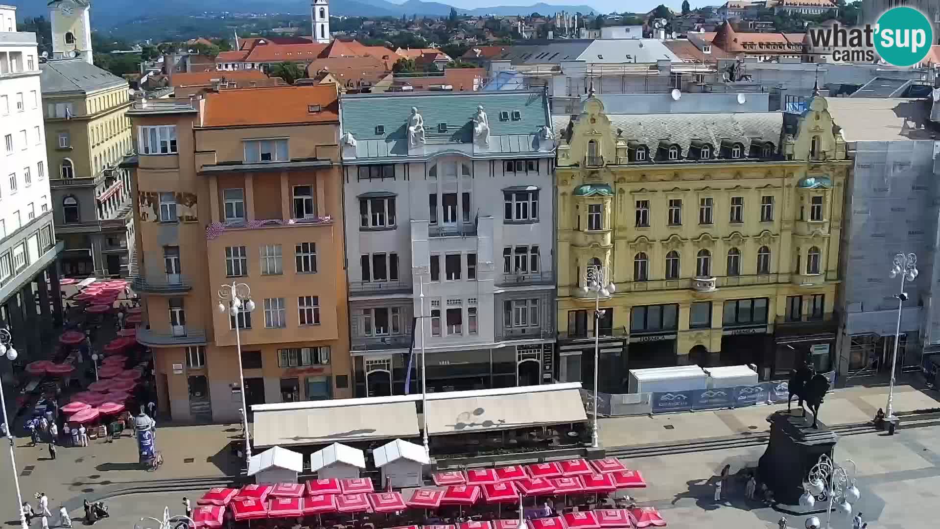 Plaza Ban Jelačić camera en vivo Zagreb – Hotel Dubrovnik