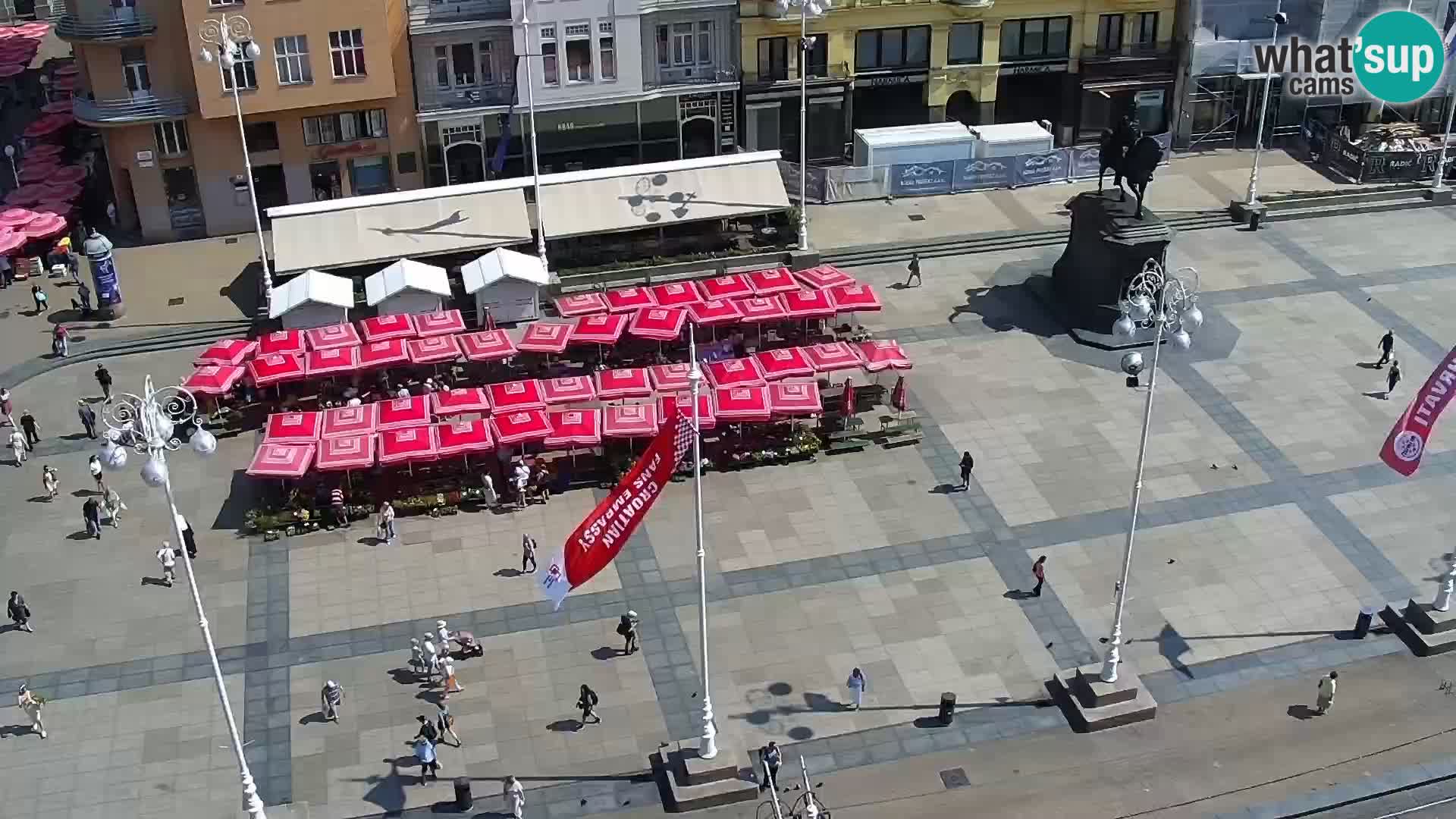 LIVE Webcam Zagreb Hotel Dubrovnik | Ban Jelačić square