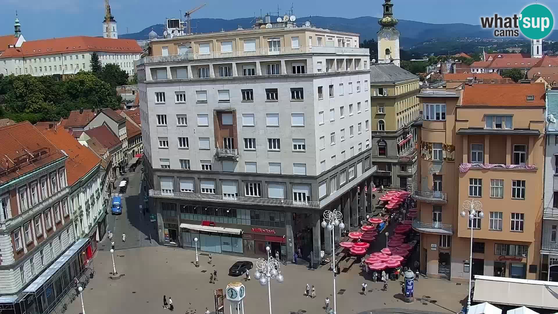 Plaza Ban Jelačić camera en vivo Zagreb – Hotel Dubrovnik