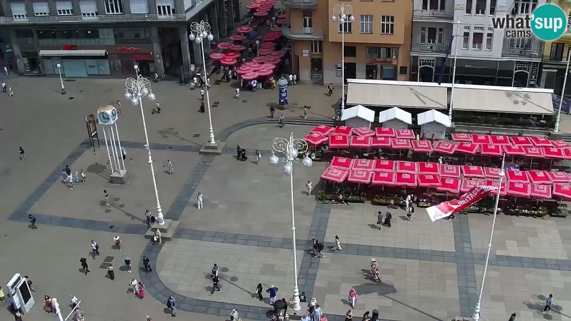 Plaza Ban Jelačić camera en vivo Zagreb – Hotel Dubrovnik