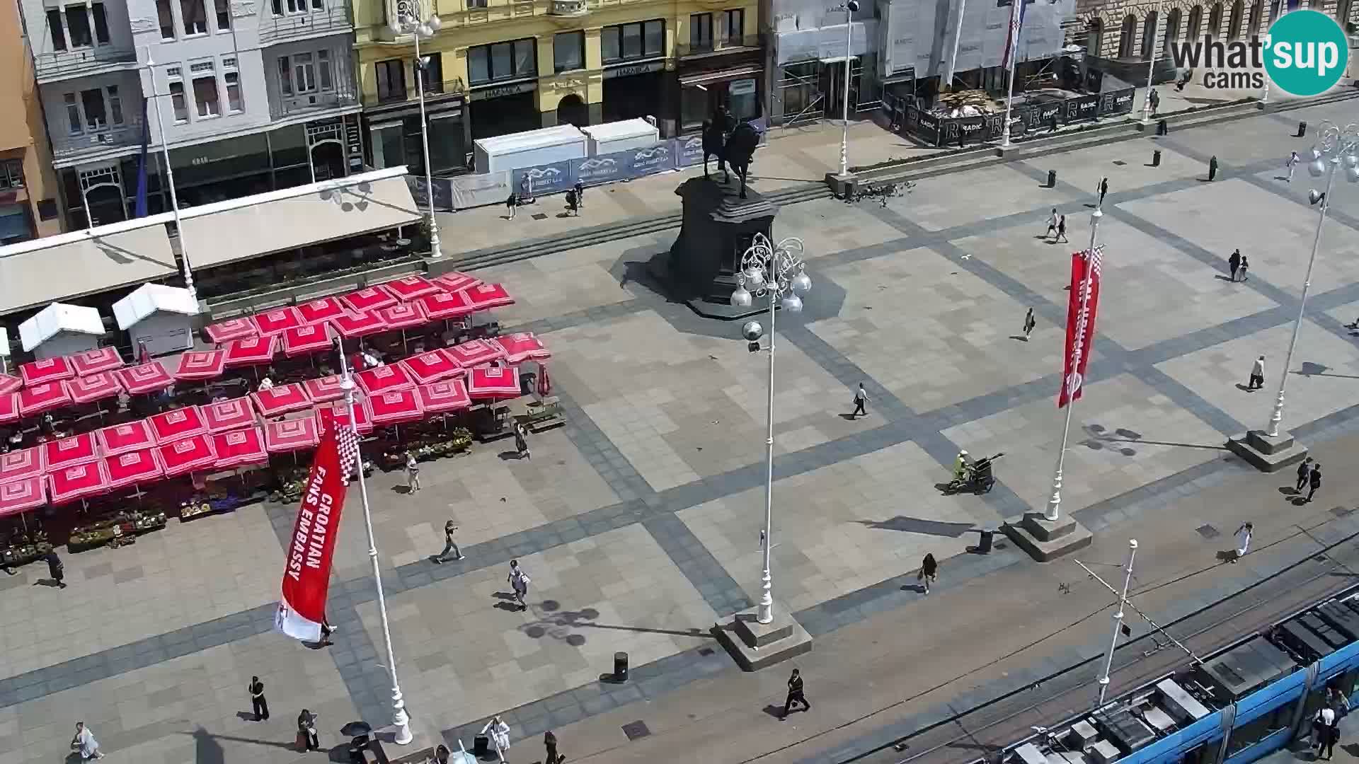 Piazza Ban Jelačić livecam Zagreb – Hotel Dubrovnik