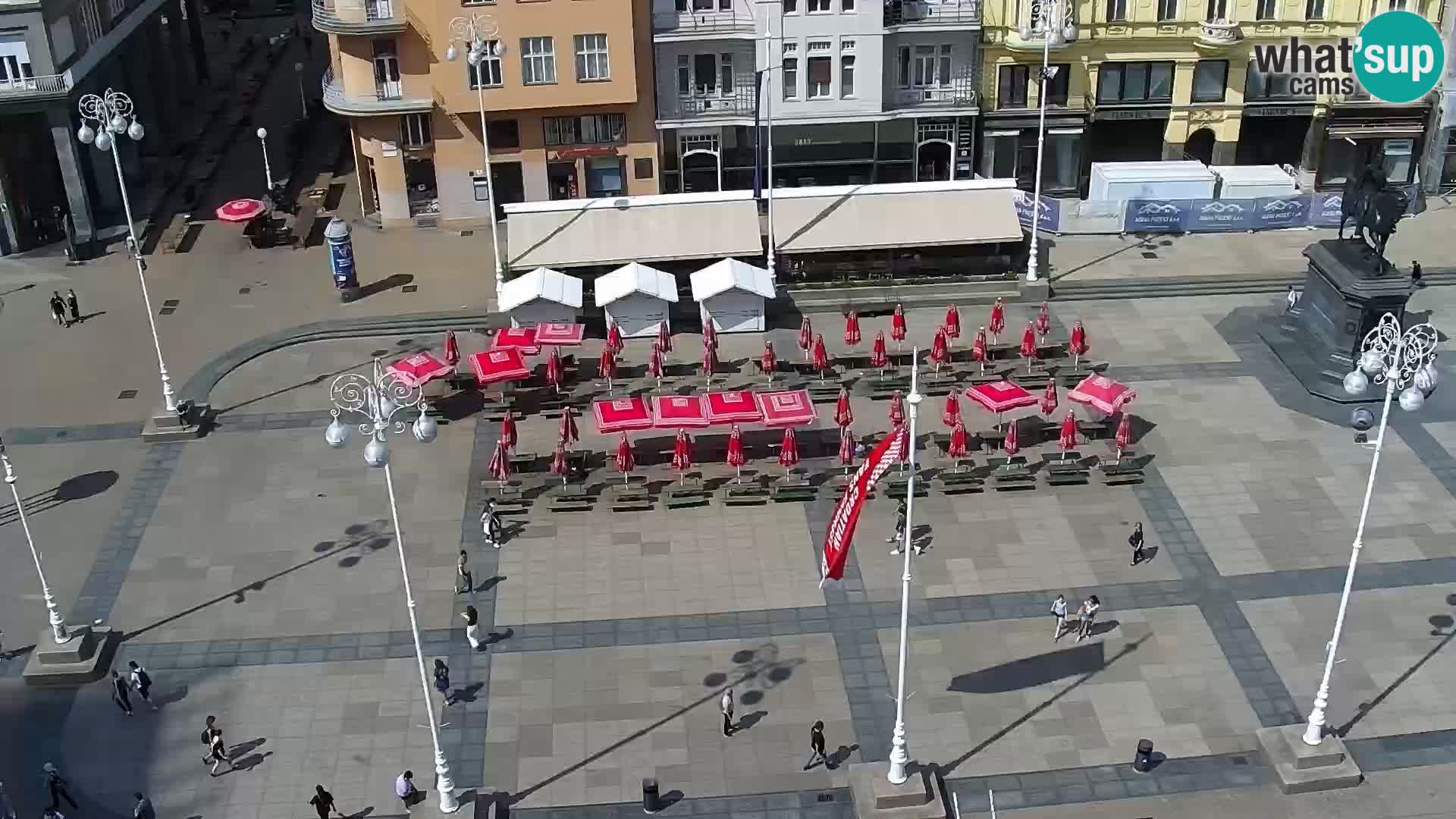 LIVE Webcam Zagreb Hotel Dubrovnik | Ban Jelačić square