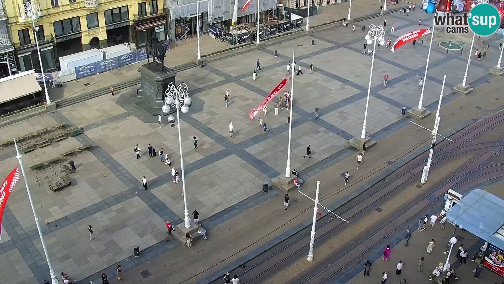 LIVE Webcam Zagreb Hotel Dubrovnik | Ban Jelačić square