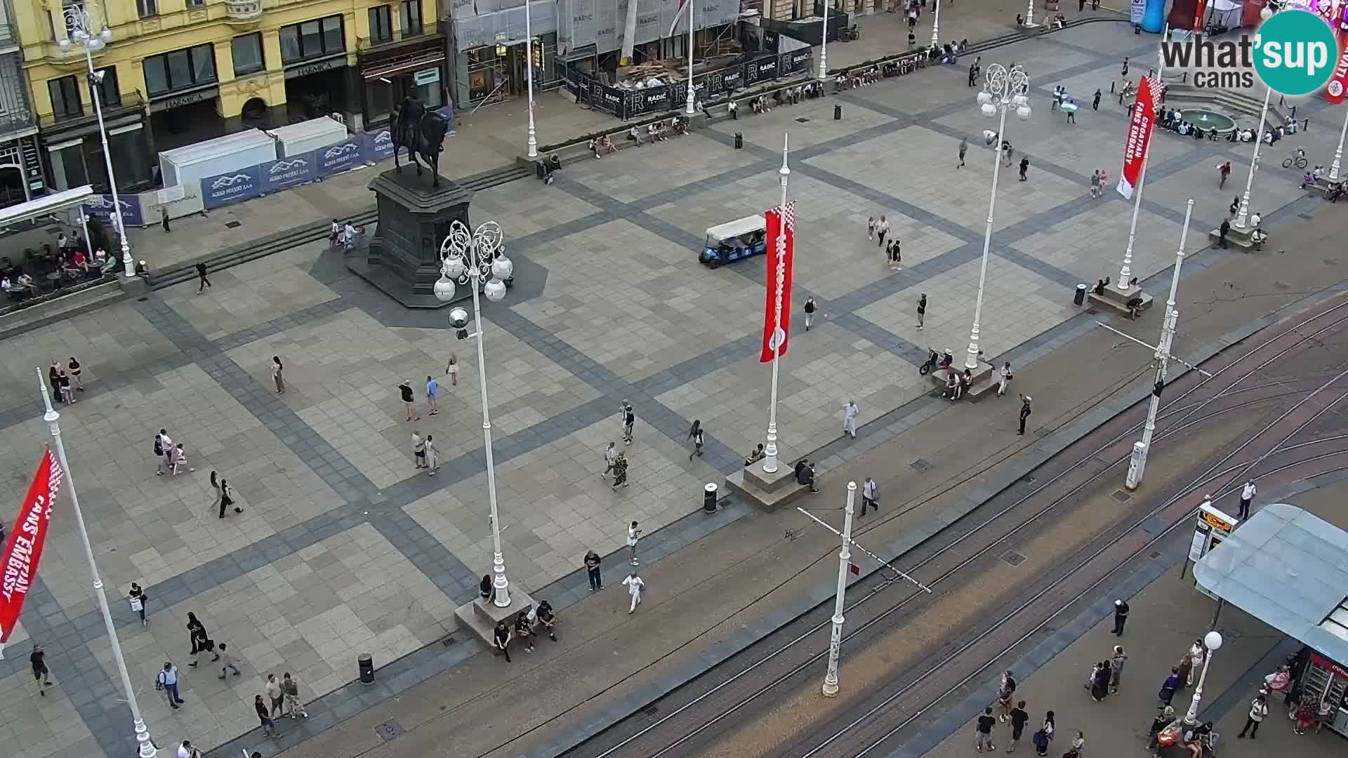 Ban Jelačić Platz Live webcam Zagreb – Hotel Dubrovnik