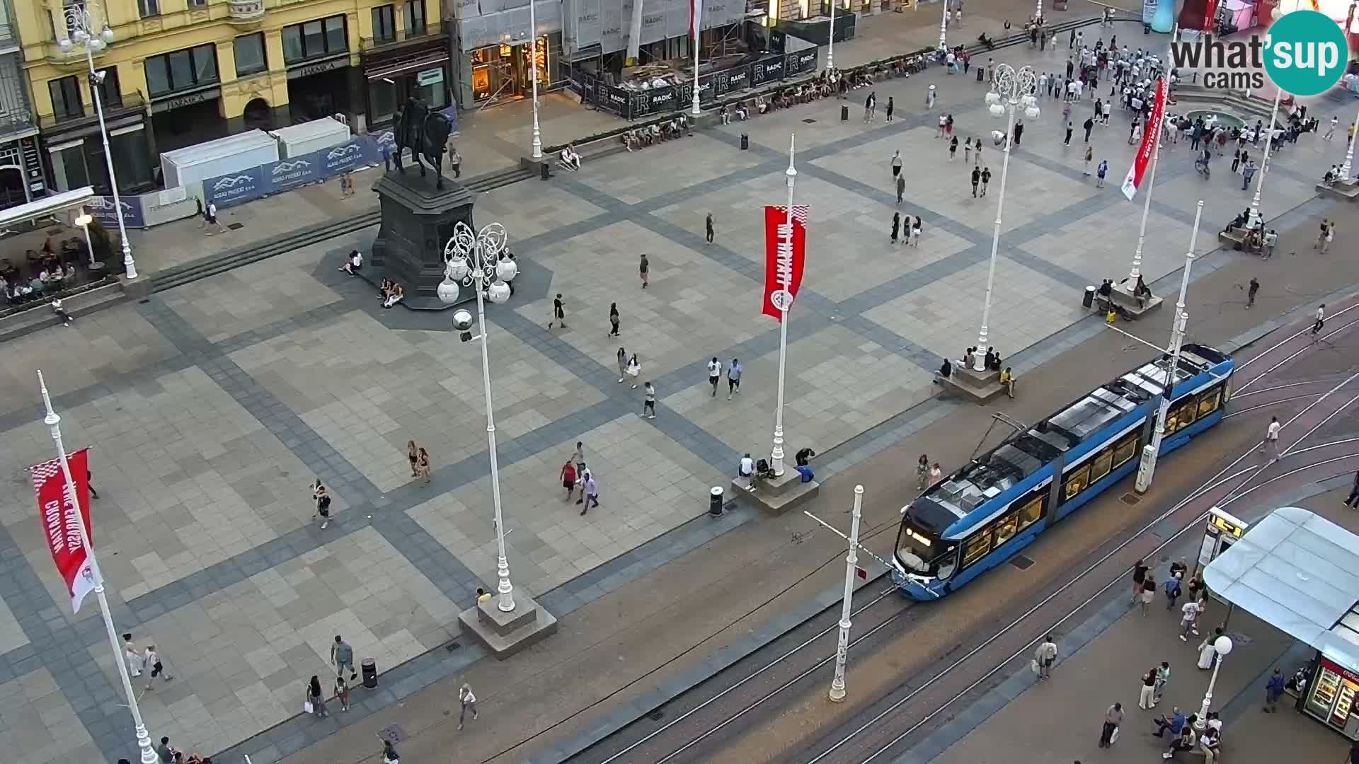 Ban Jelačić Platz Live webcam Zagreb – Hotel Dubrovnik