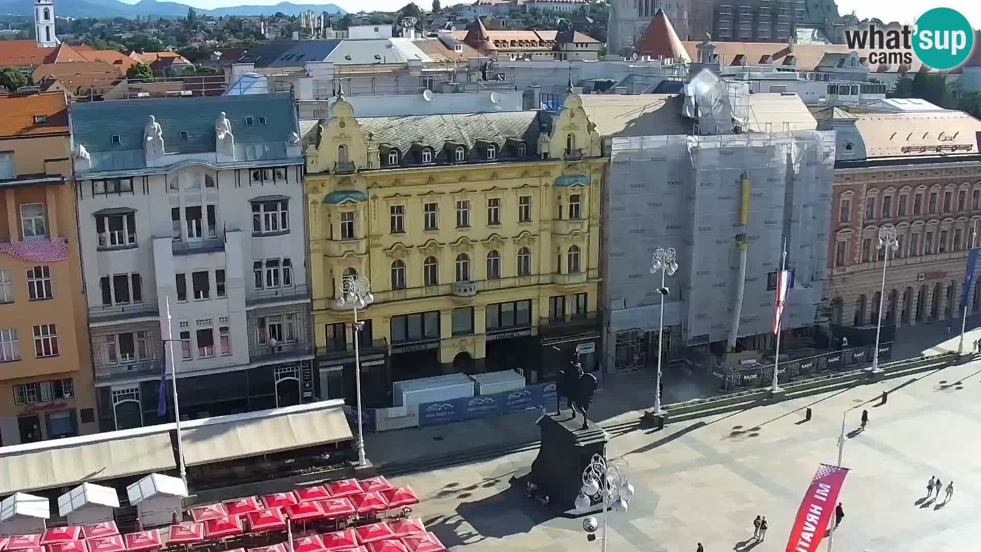 Ban Jelačić Platz  Live webcam Zagreb – Hotel Dubrovnik