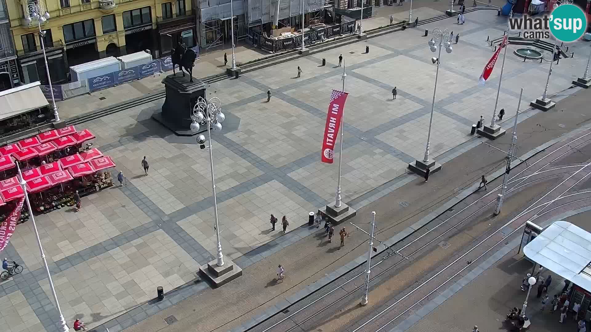 Ban Jelačić Platz  Live webcam Zagreb – Hotel Dubrovnik