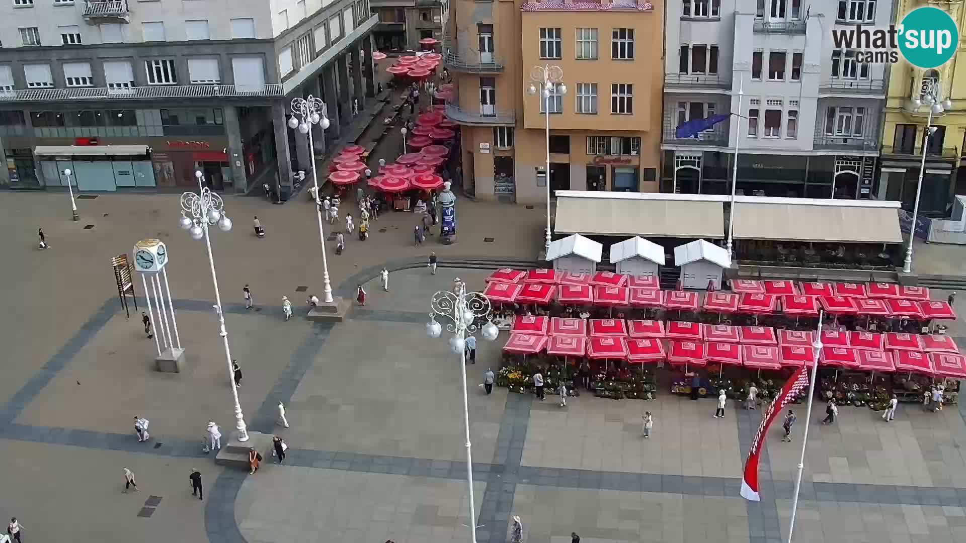 Ban Jelačić live cam Zagreb – Hotel Dubrovnik