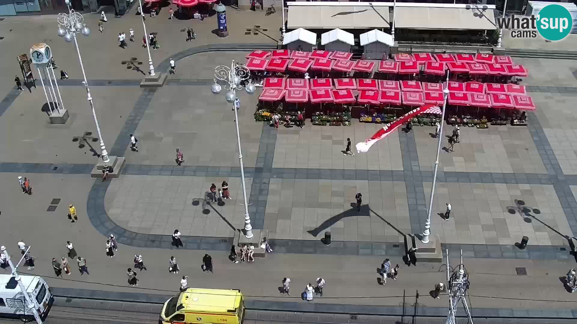 Ban Jelačić Platz Live webcam Zagreb – Hotel Dubrovnik