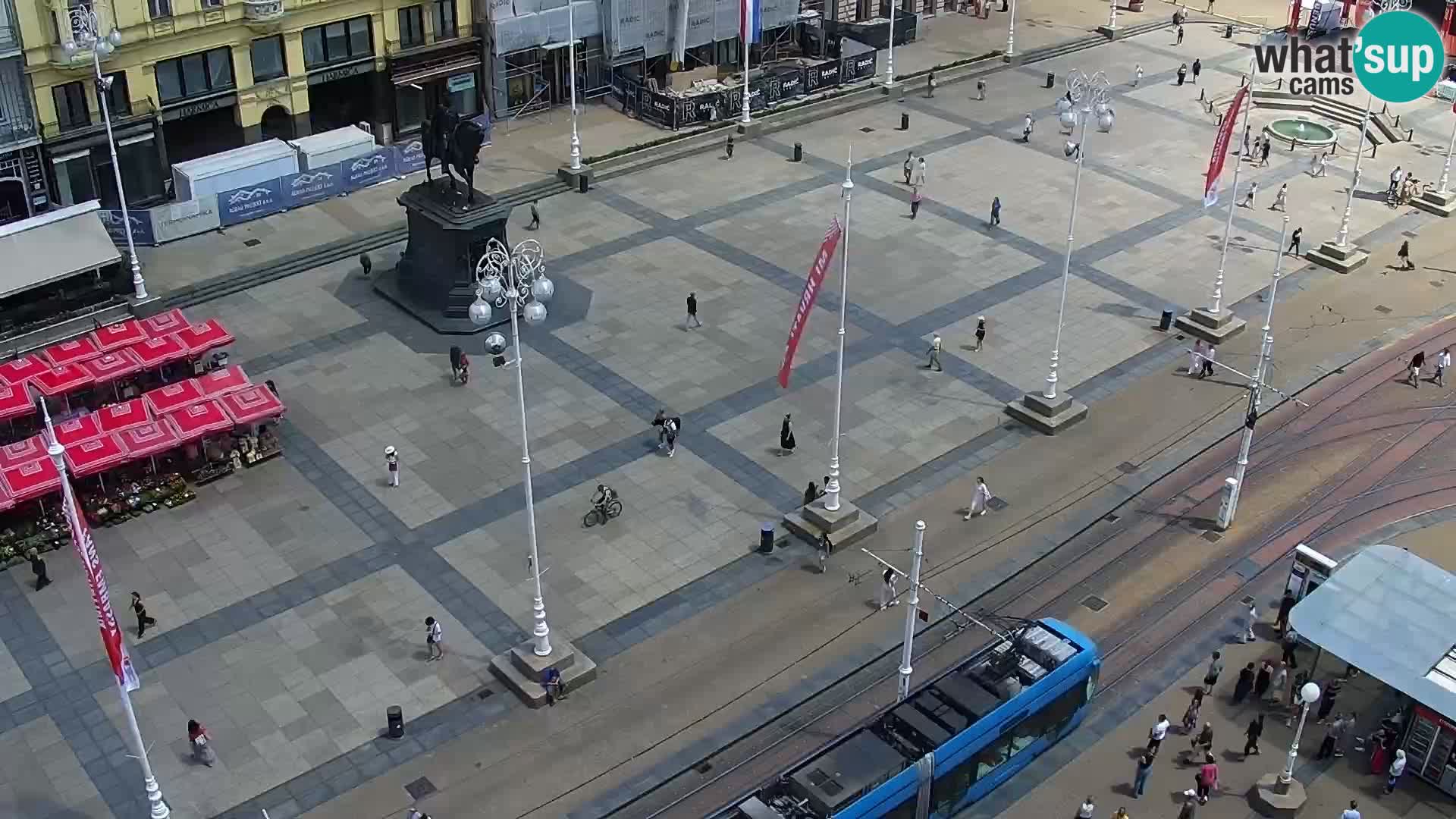 Ban Jelačić live cam Zagreb – Hotel Dubrovnik
