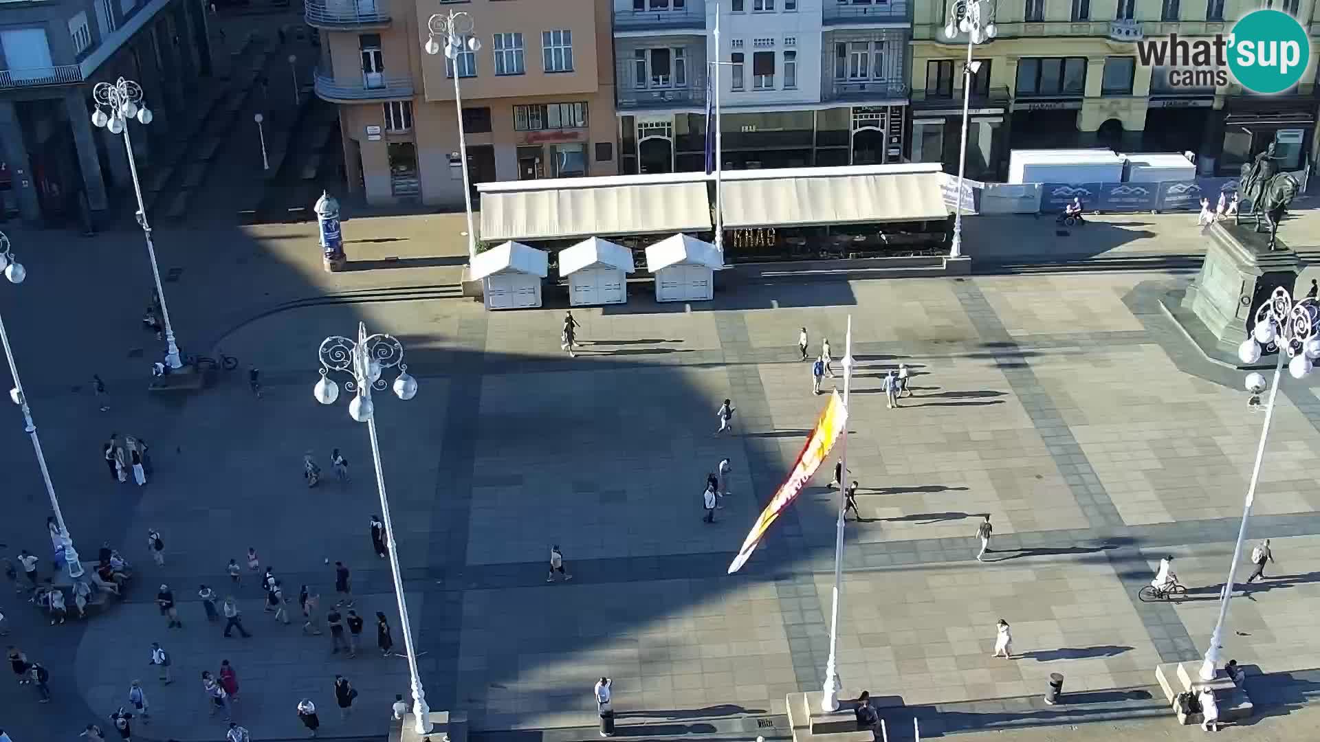 LIVE Webcam Zagreb Hotel Dubrovnik | Ban Jelačić square