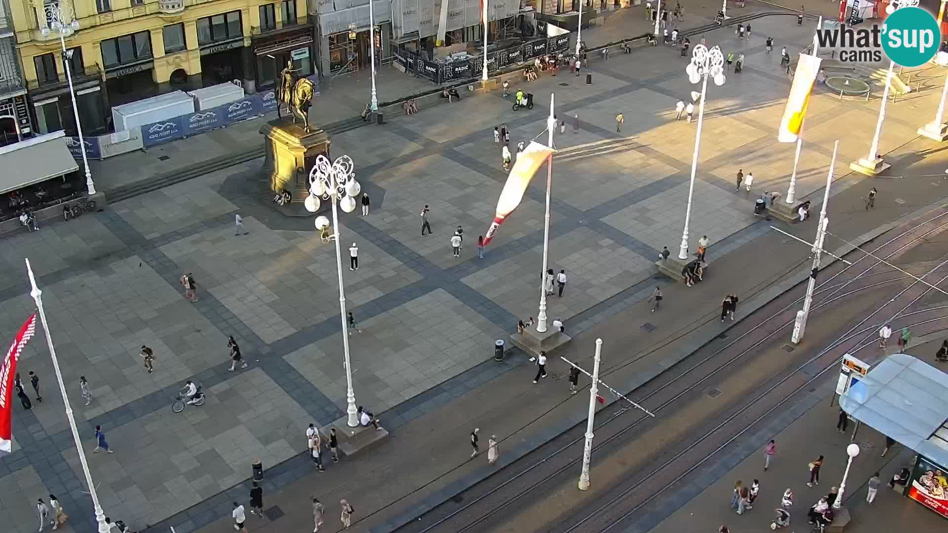 Plaza Ban Jelačić camera en vivo Zagreb – Hotel Dubrovnik