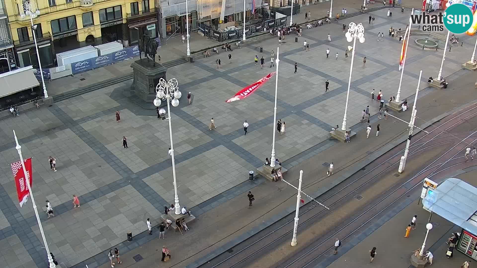 LIVE Webcam Zagreb Hotel Dubrovnik | Ban Jelačić square
